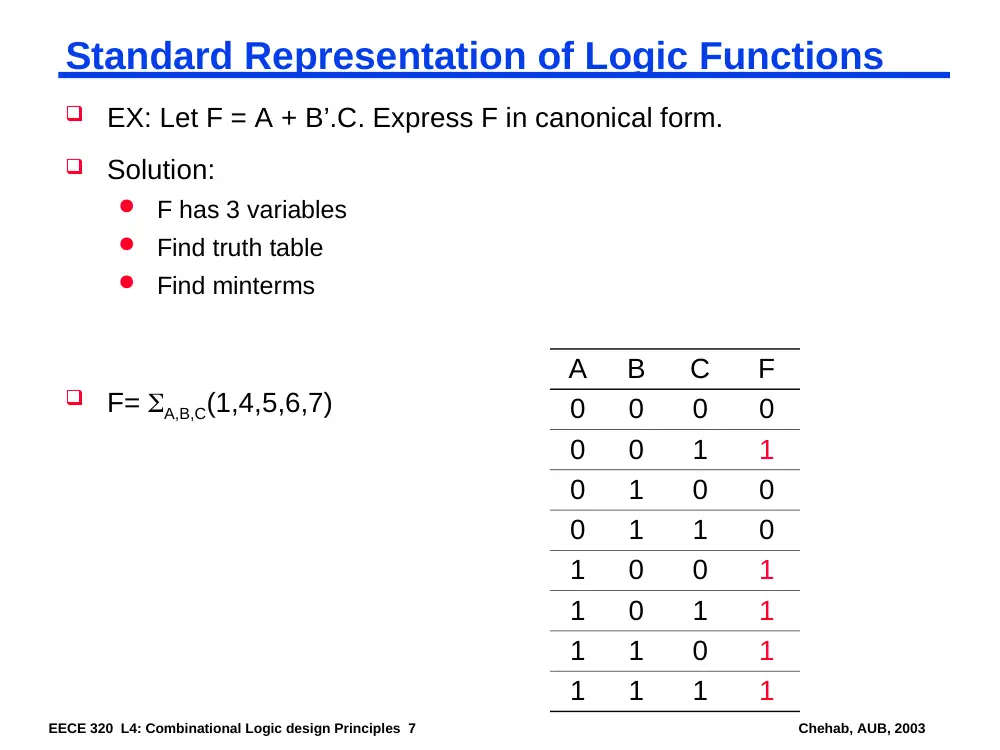 EECE 320 Lecture 4, Fall 2011, page 7