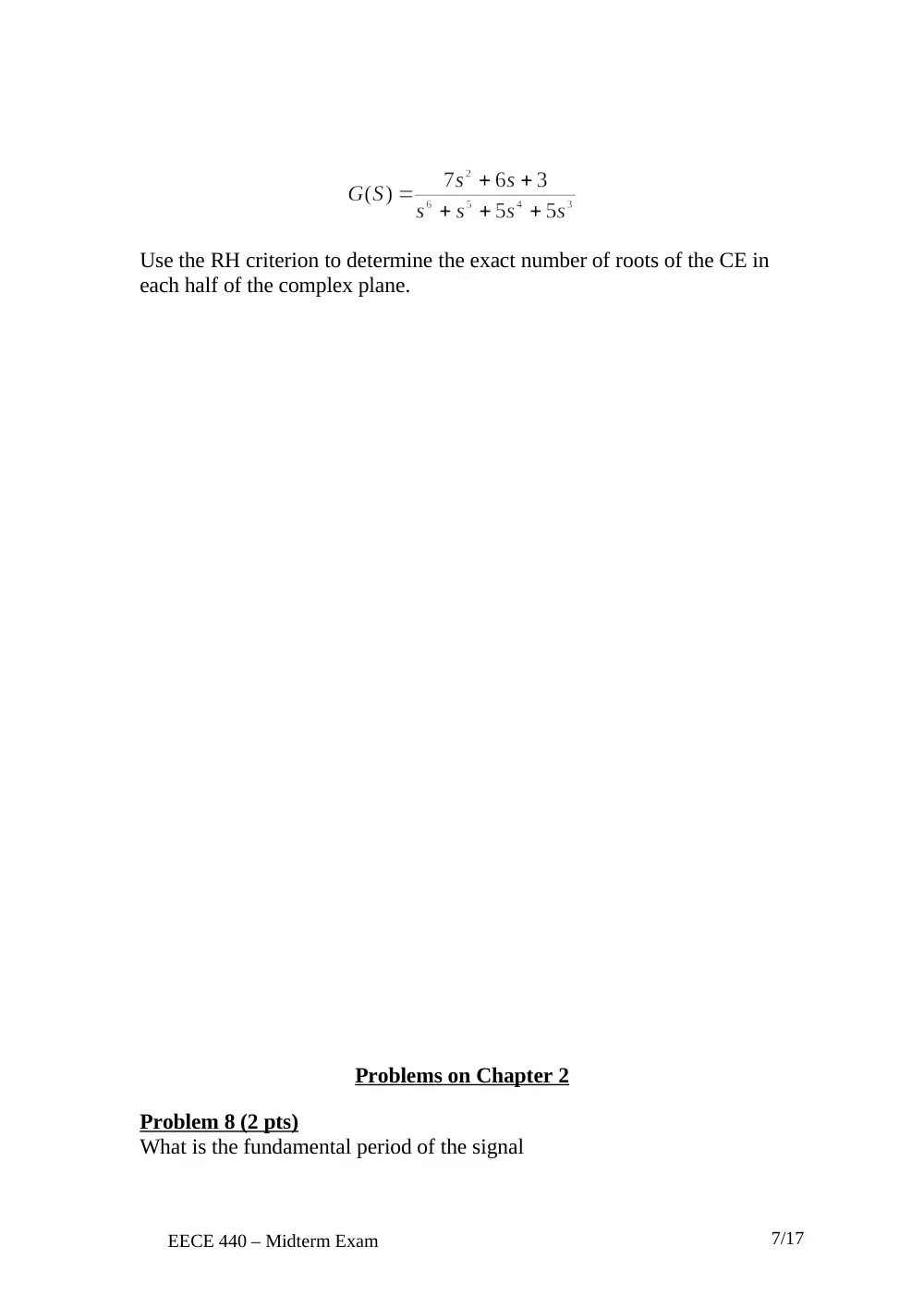 EECE 340 Midterm, Summer 2004, page 7