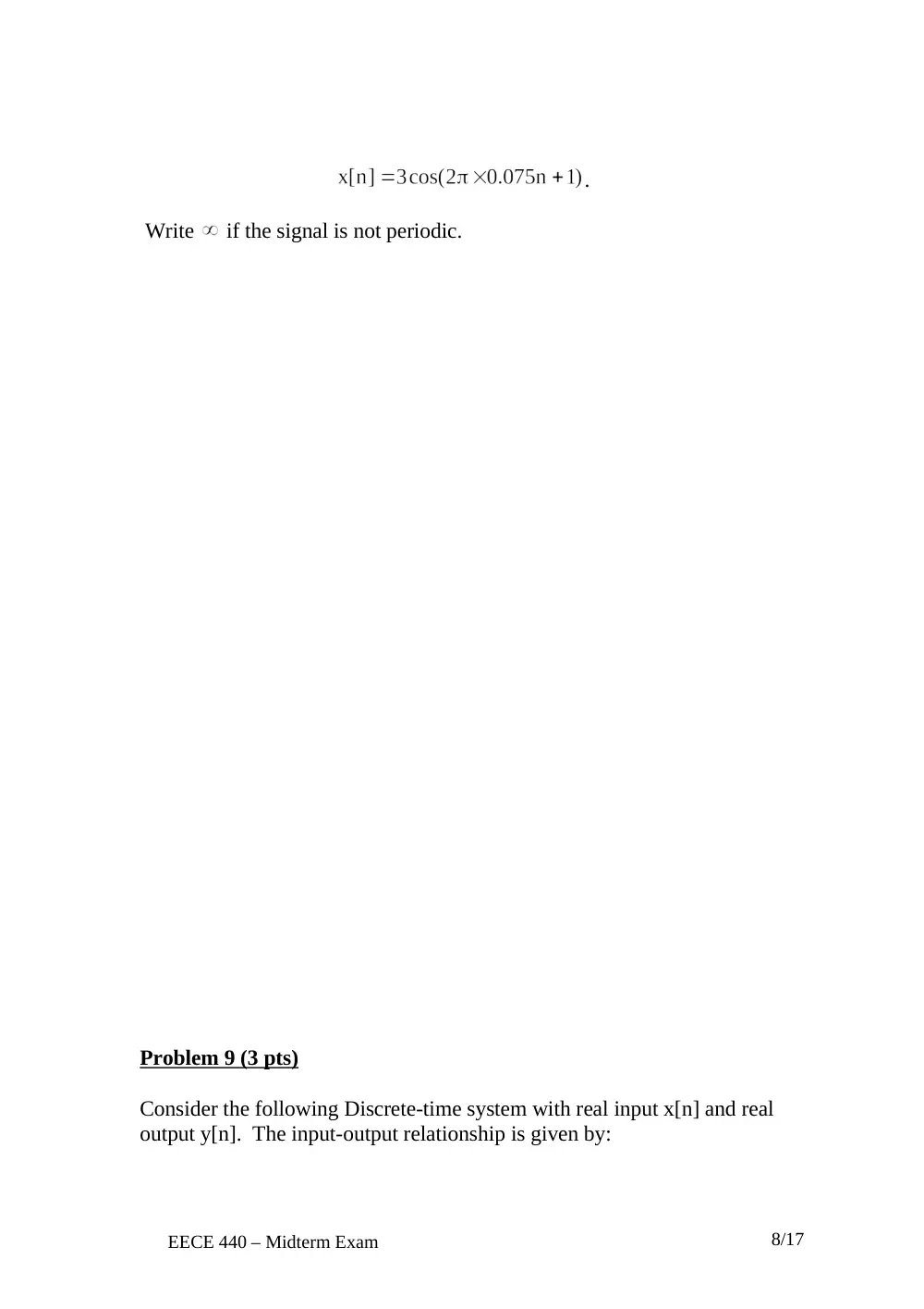 EECE 340 Midterm, Summer 2004, page 8