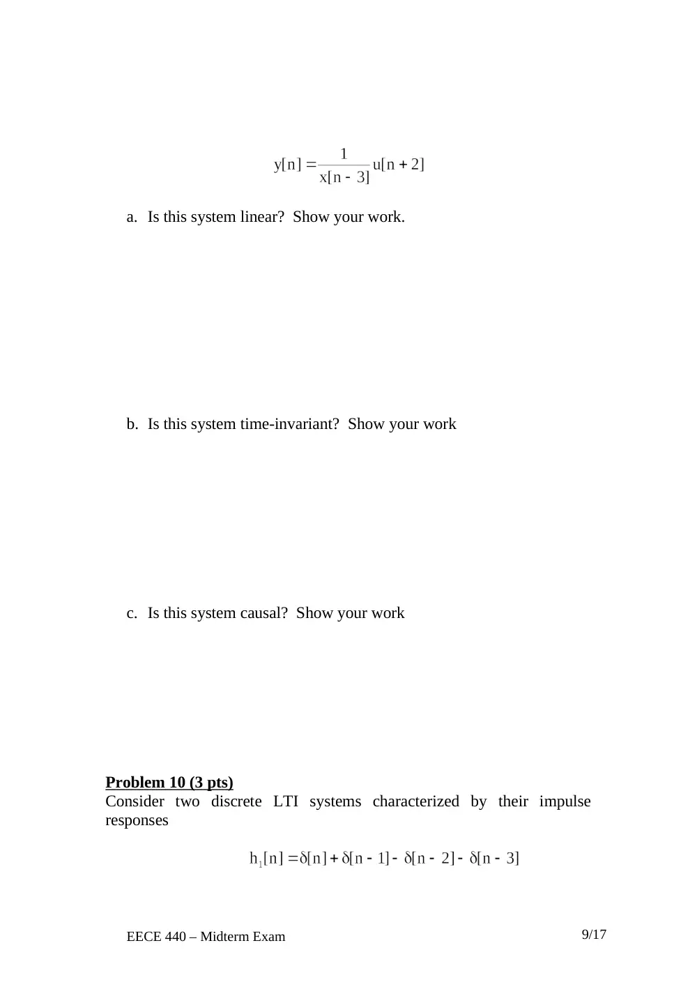 EECE 340 Midterm, Summer 2004, page 9