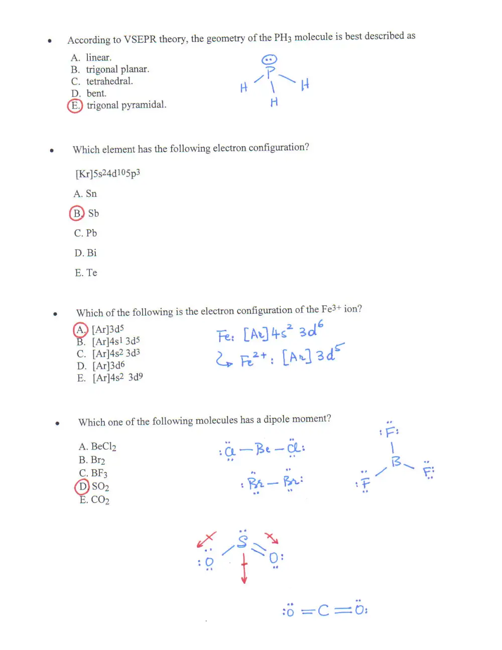 CHEM 201 Problems CH 2, Fall 2016, page 2