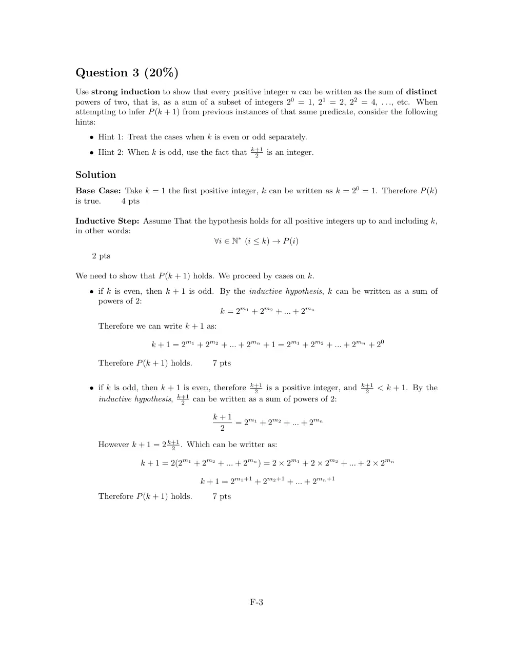 CMPS 211 Exam 2 with Solution, Spring 2016, page 3