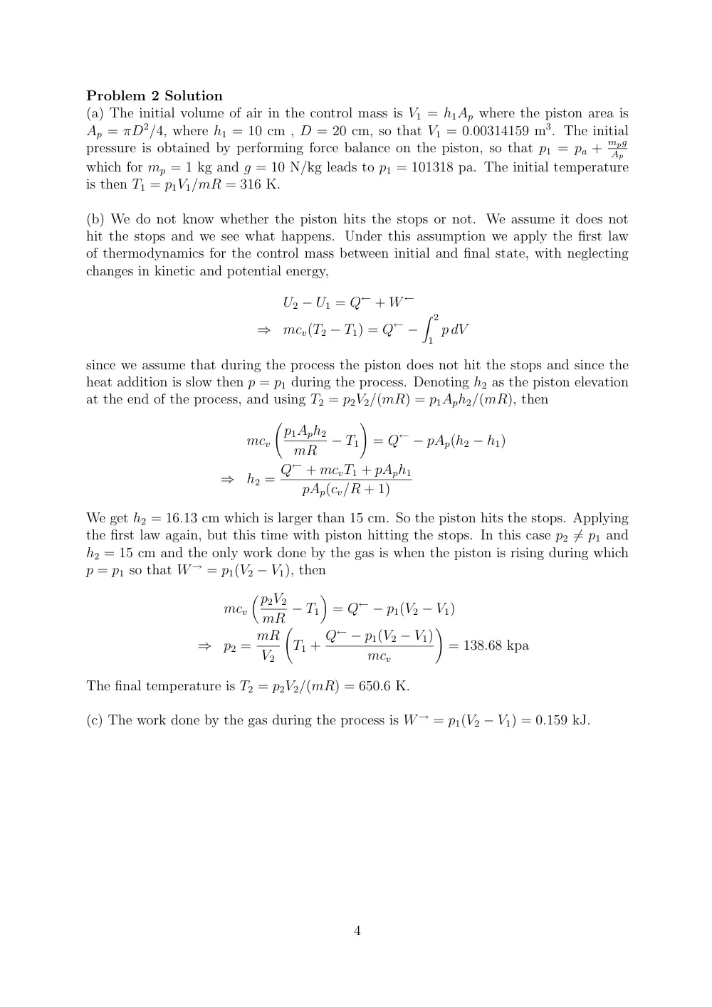 MECH 310 Exam 1, Fall 2009, page 6