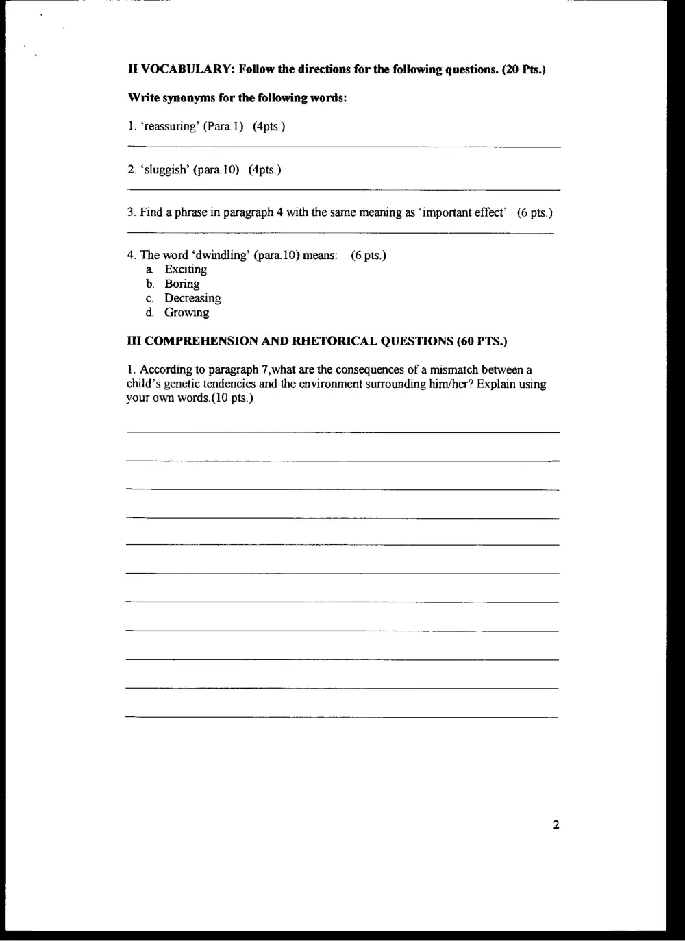 ENG 102 Final, Spring 2004, page 5