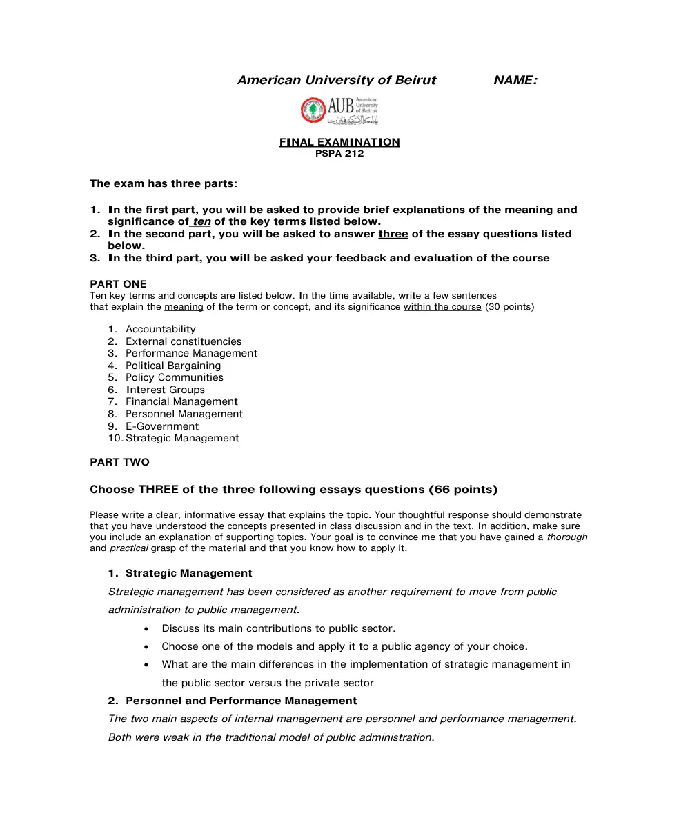 PSPA 212 Final, Fall 2007, page 1