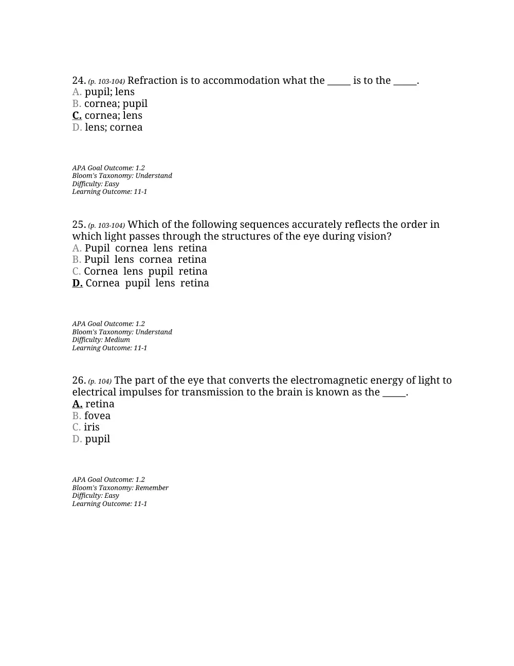 PSYC 201 Questions Chapter 4, Fall 2015, page 10