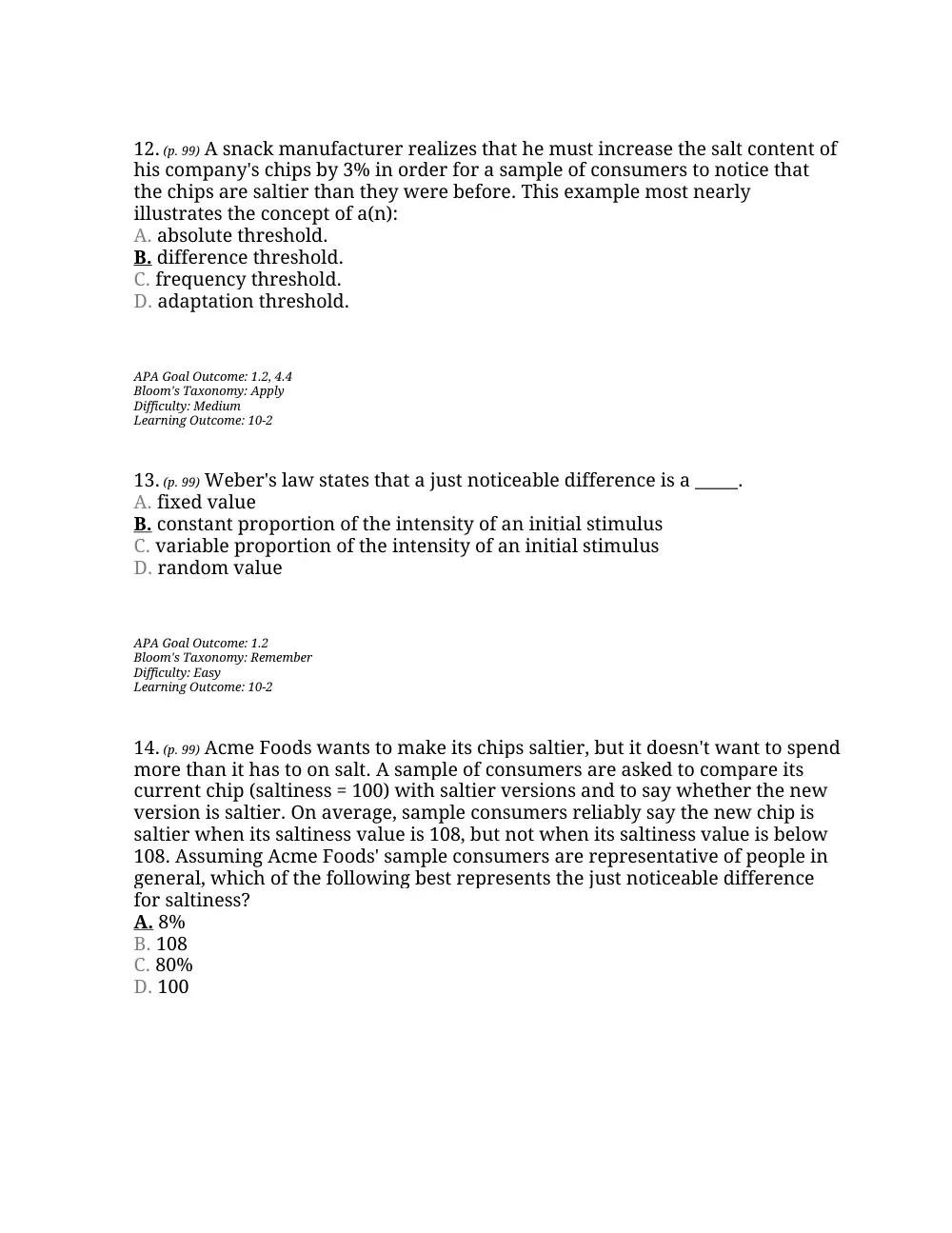PSYC 201 Questions Chapter 4, Fall 2015, page 5