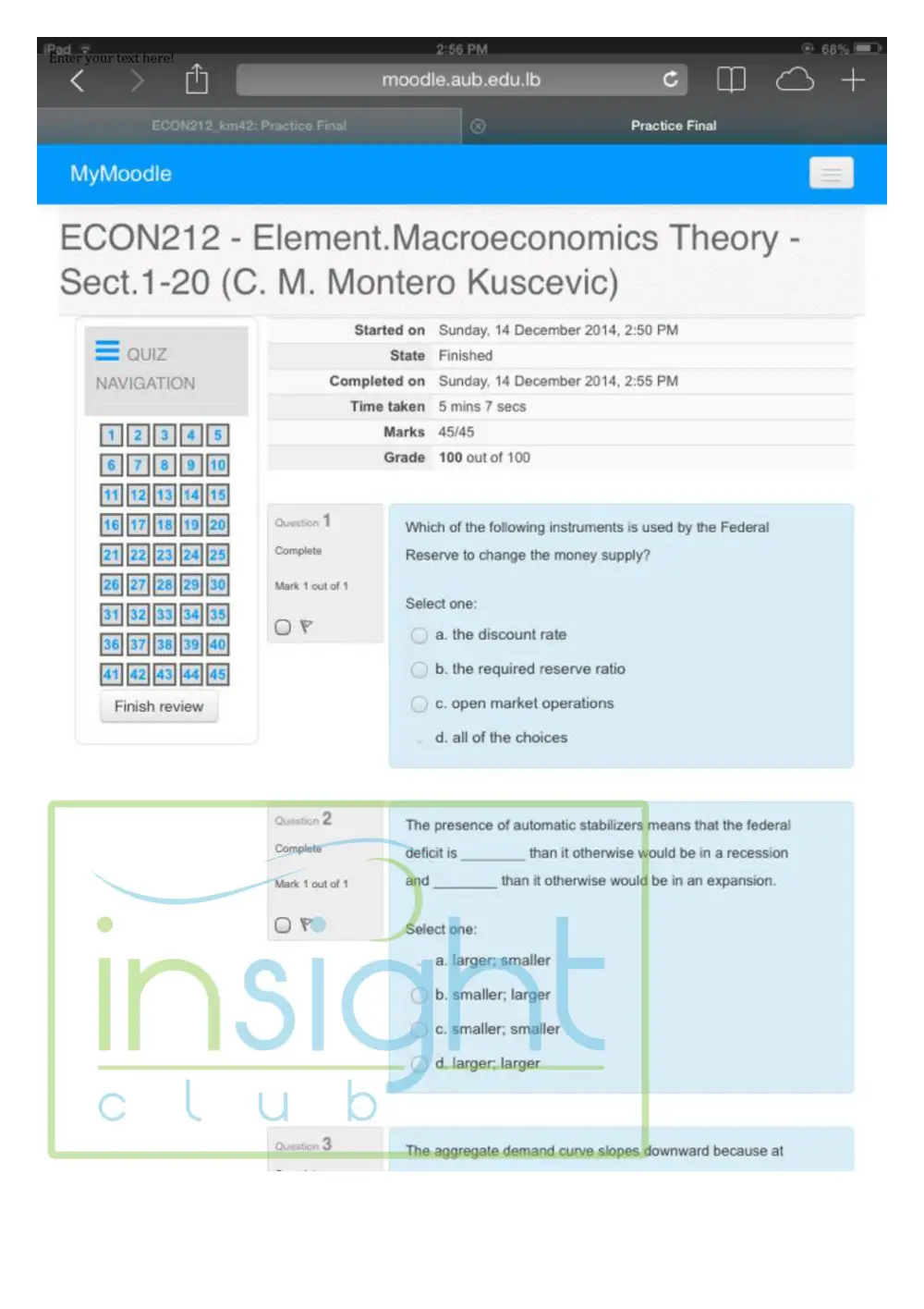 ECON 212 Final, Fall 2014, page 1