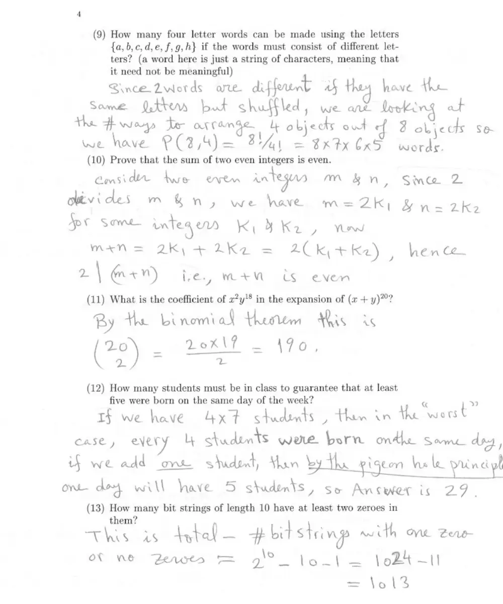 MATH 211 Final With Solution, Spring 2005, page 4