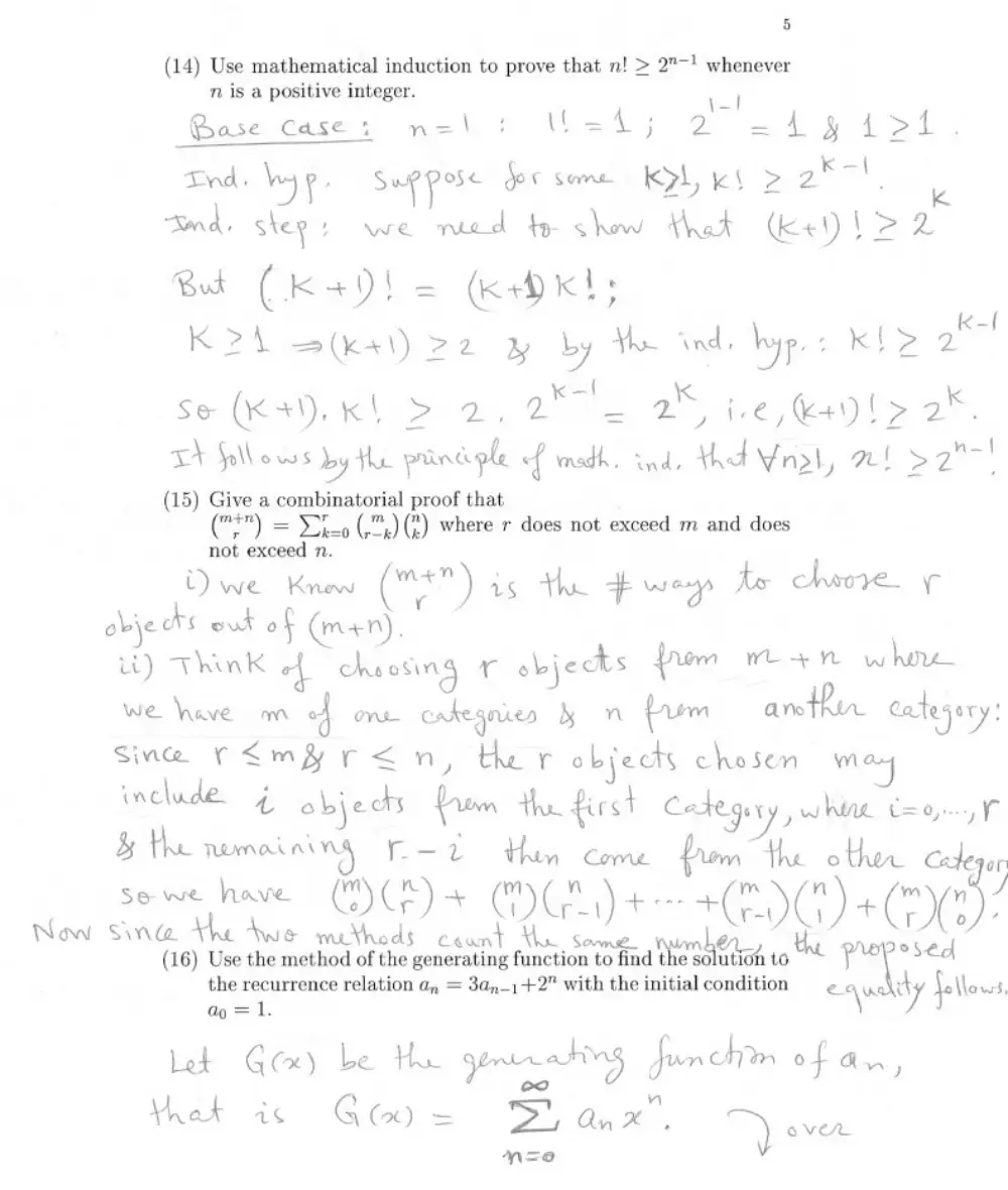 MATH 211 Final With Solution, Spring 2005, page 5