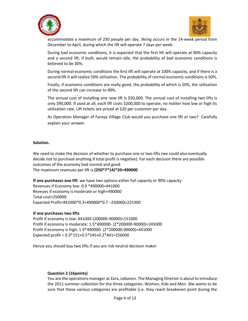 DCSN 200 Other SAMPLE, Spring 2019, page 4