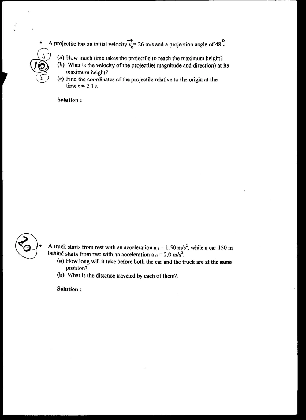 PHYS 103 Final, Fall 1996, page 2