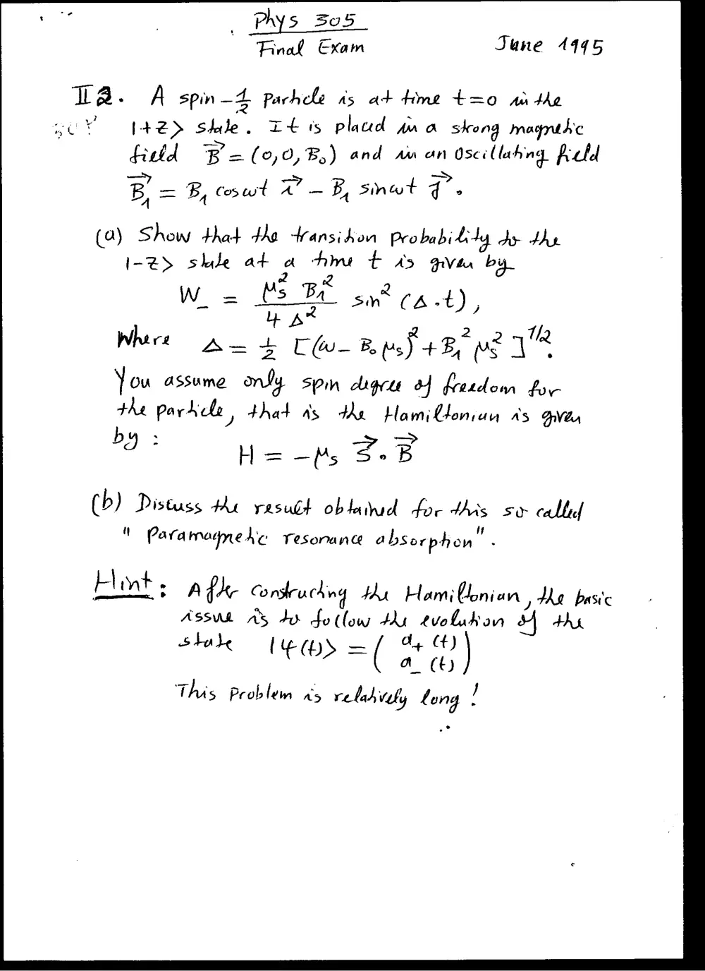 PHYS 305 Final, page 3