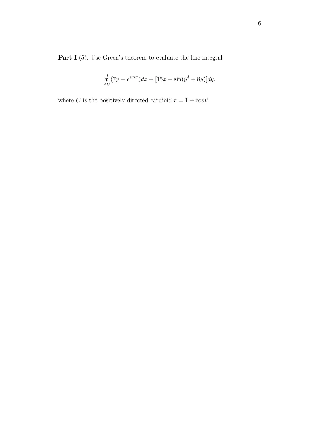 MATH 201 Exam, Spring 2008, page 6