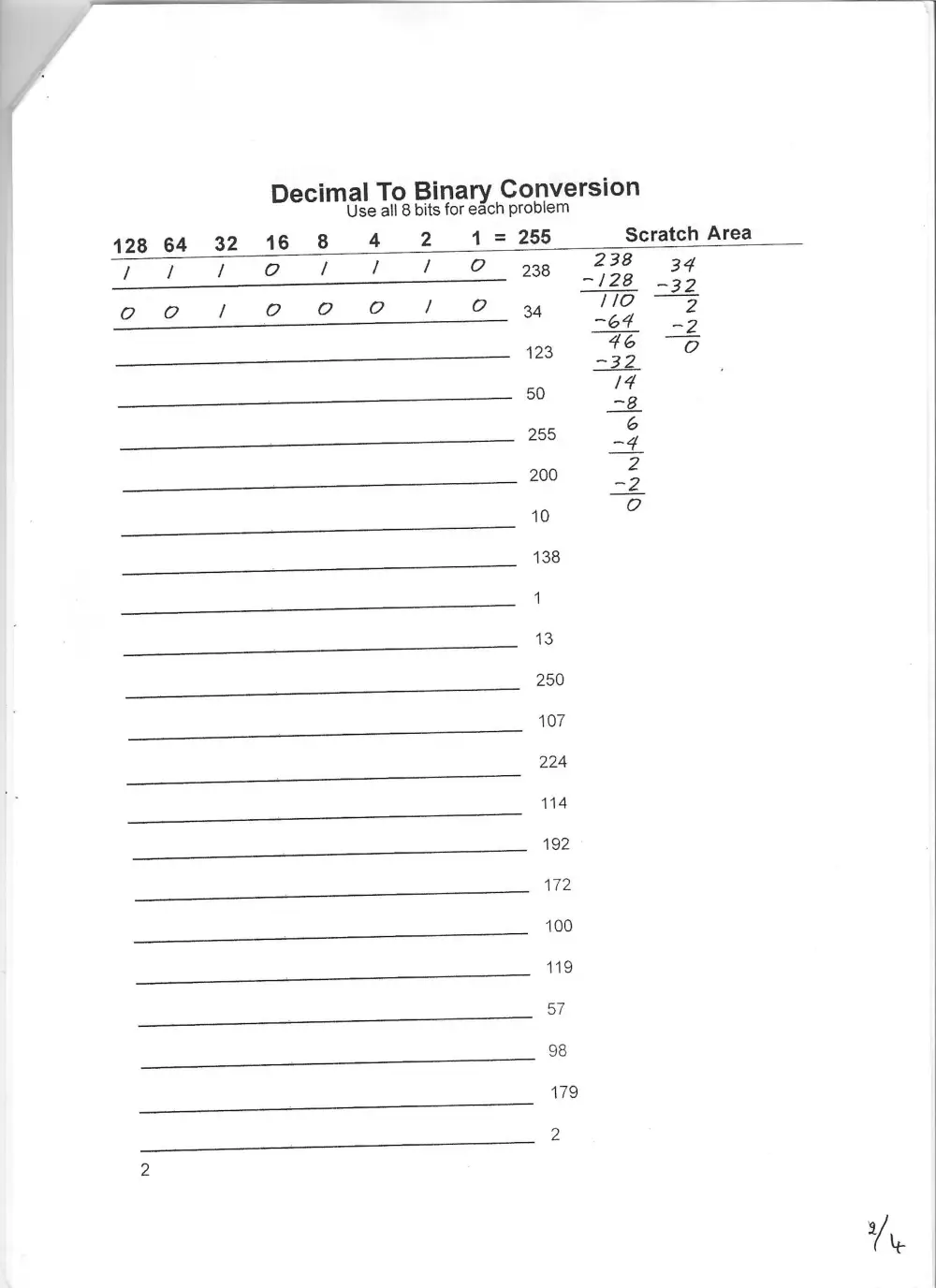 CSI 345L Homework, Spring 2012, page 3