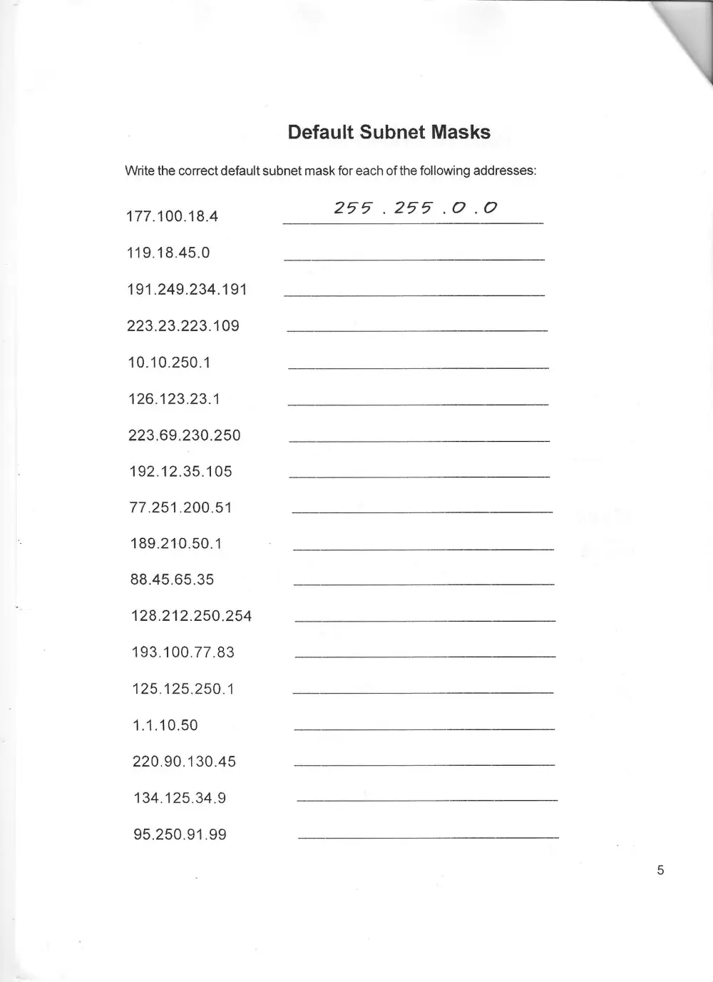 CSI 345L Homework, Spring 2012, page 6