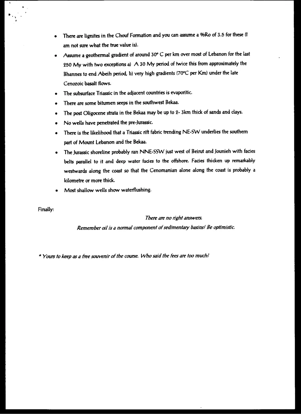 GEOL 330 Final, Spring 2008, page 2