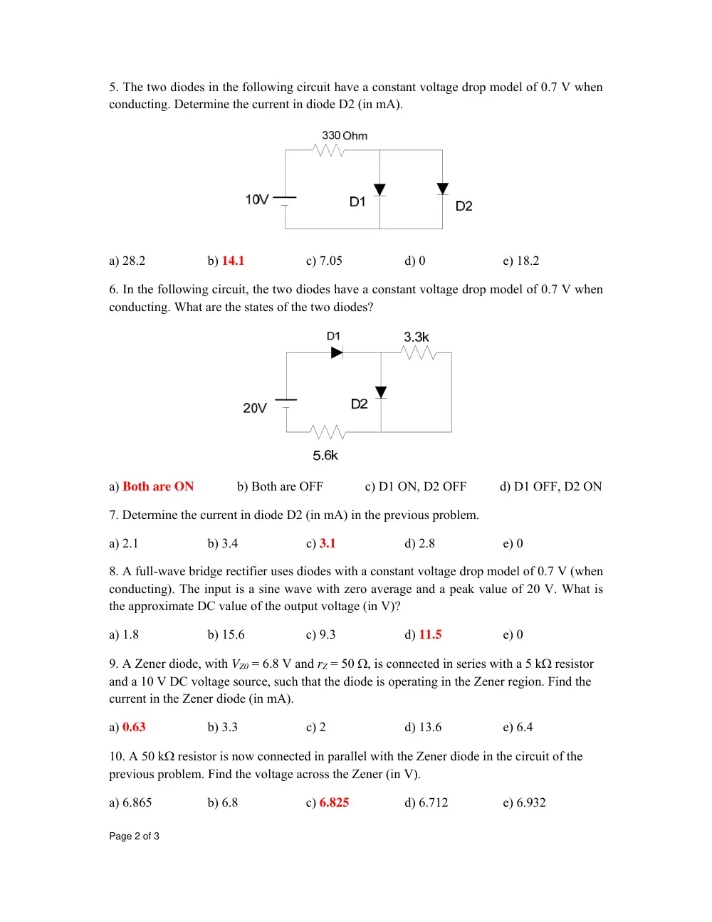 EECE 310 Midterm with Solution, Summer 2009, page 2