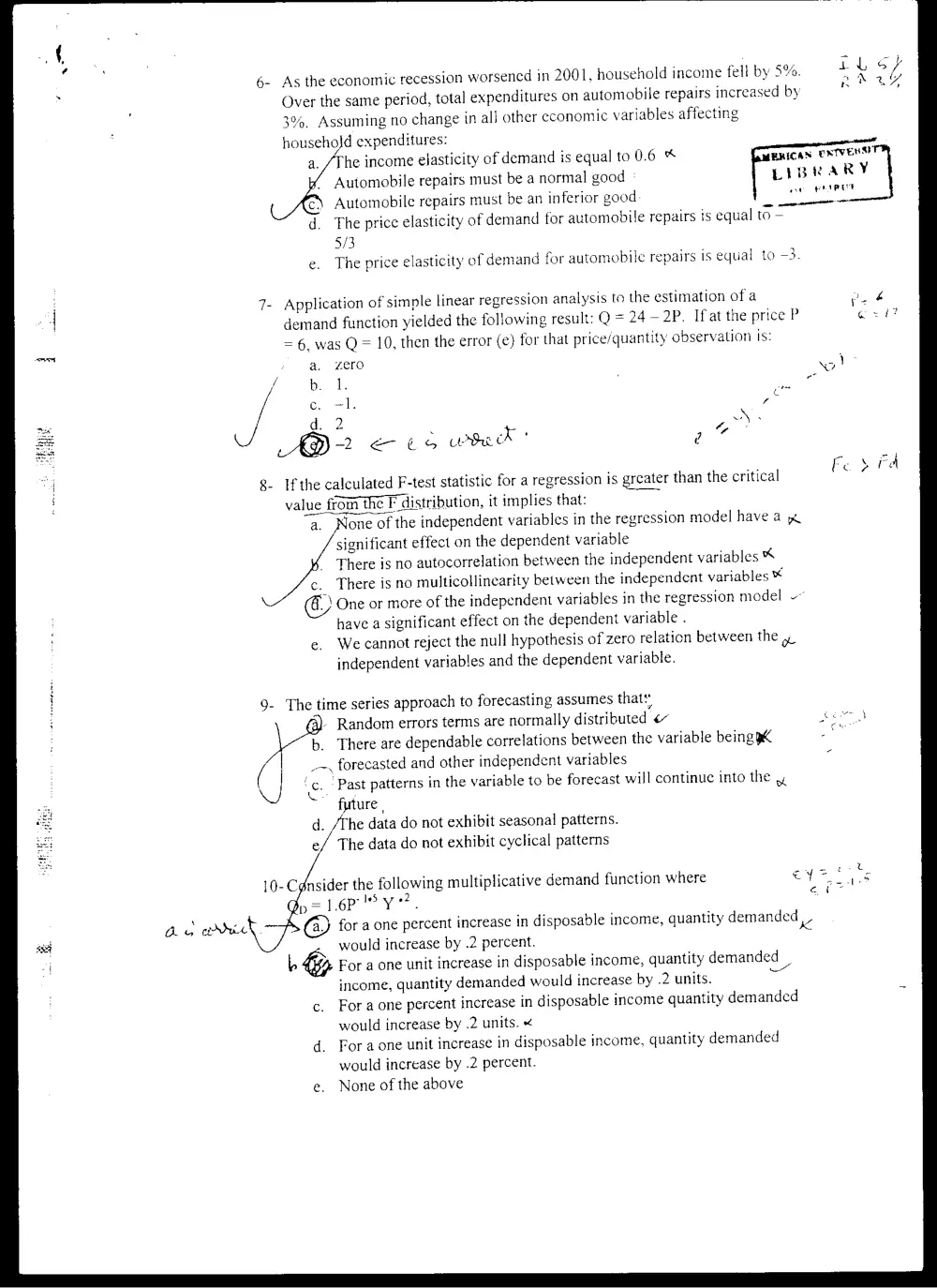 BUSS 235 Midterm, Spring 2003, page 2