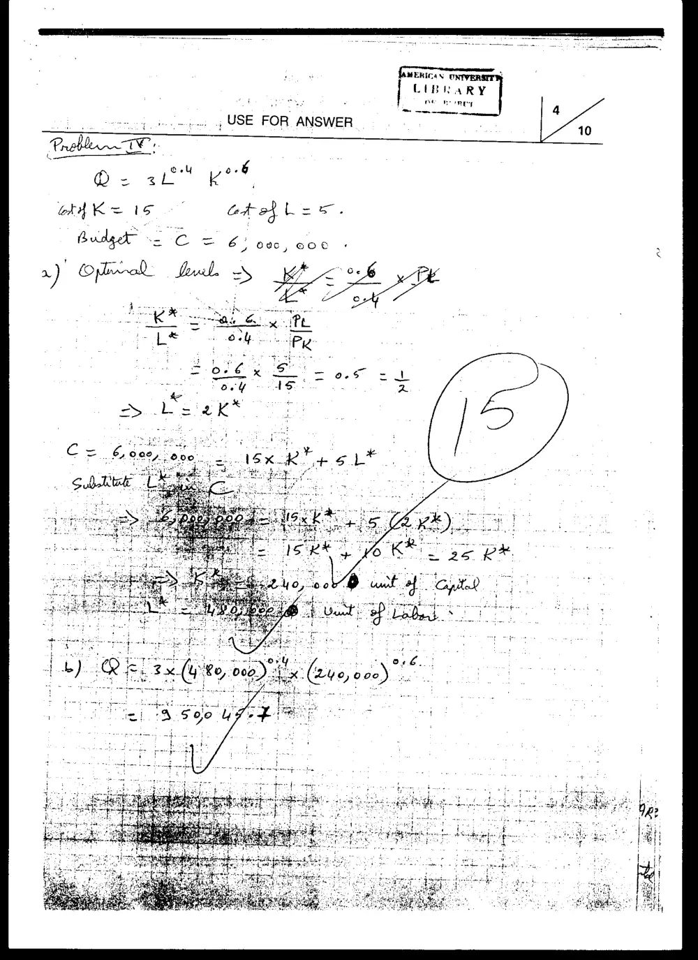 BUSS 235 Midterm, Spring 2003, page 9