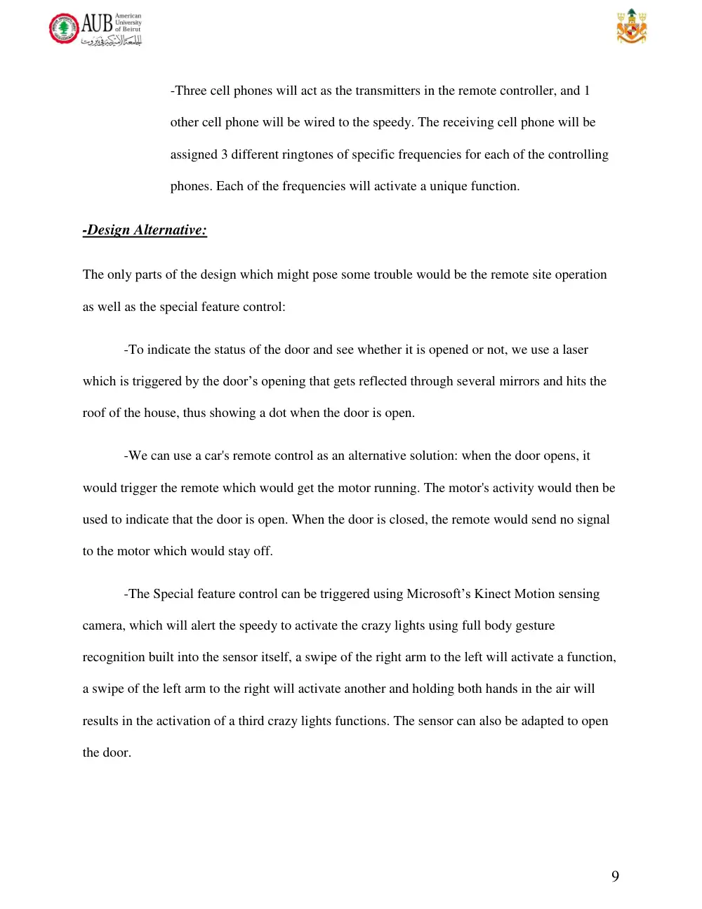 EECE 200 Project Proposal, Fall 2010, page 9