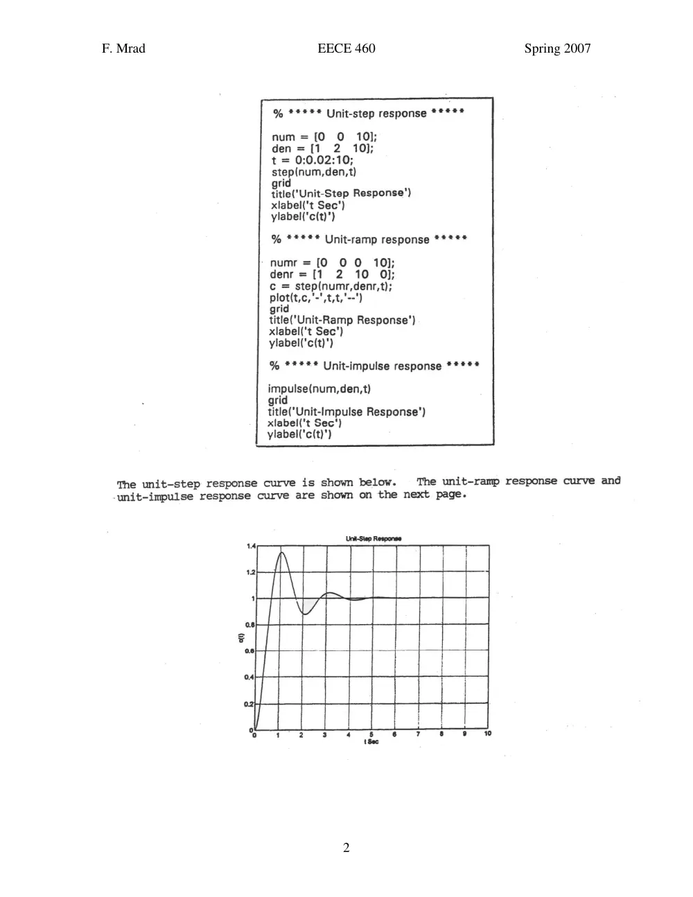 EECE 460 Homework, Spring 2007, page 2