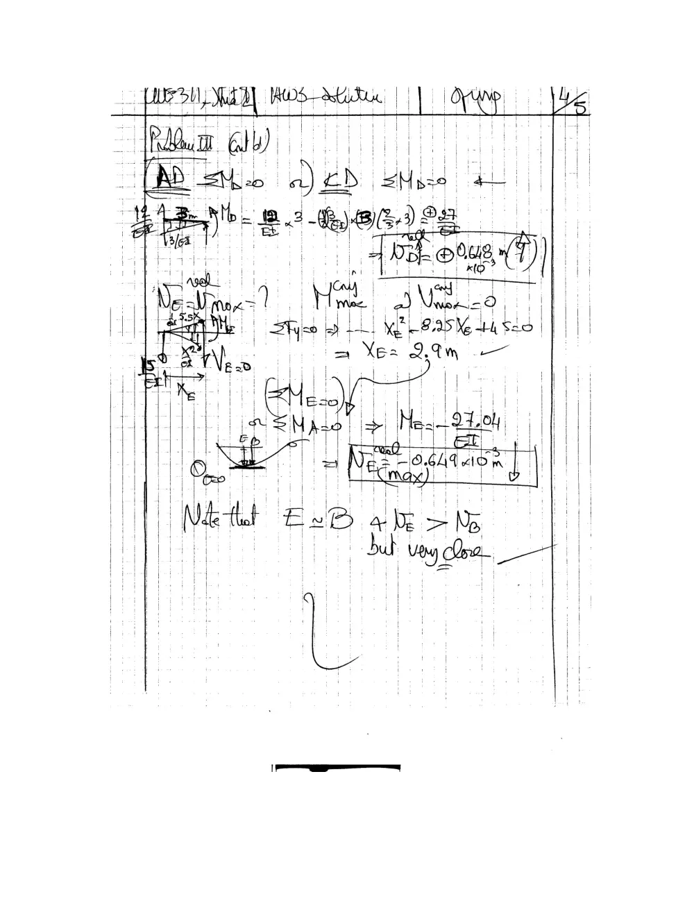 CIVE 311 Homework, Spring 2008, page 4