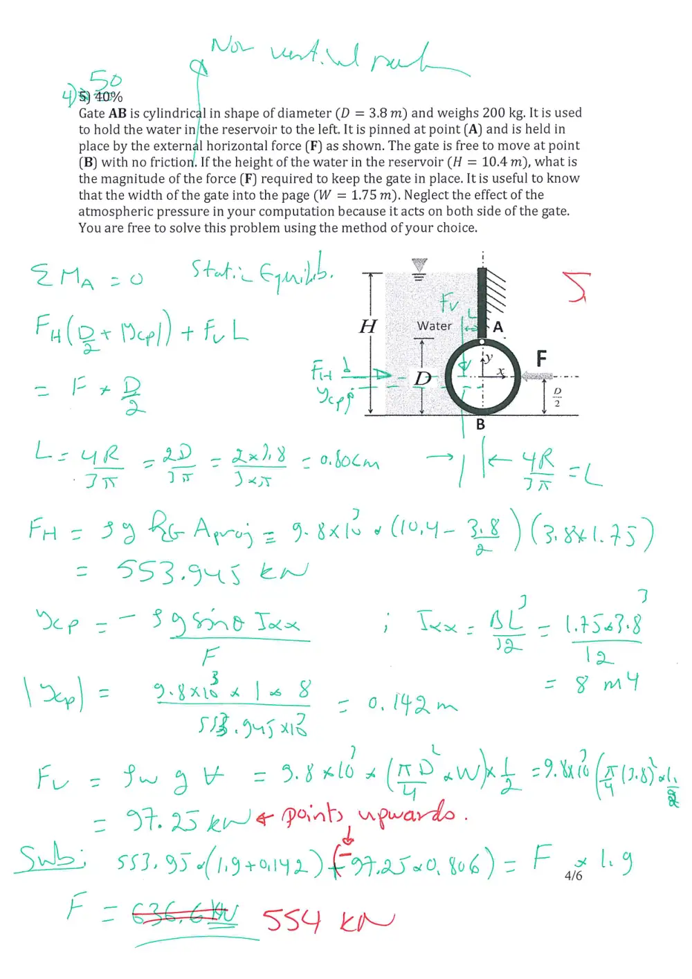 MECH 314 Midterm, Fall 2017, page 4
