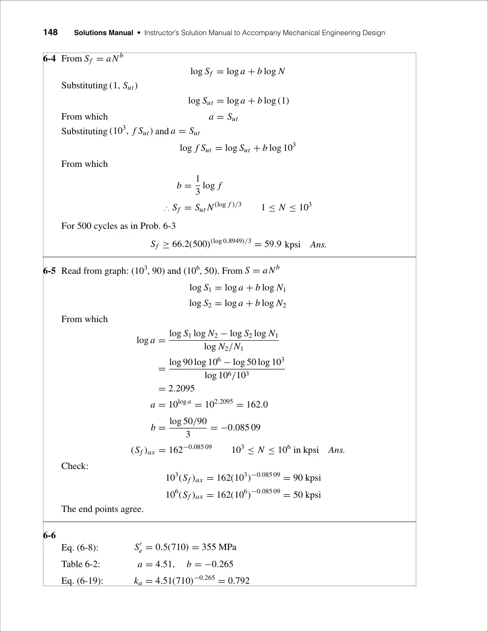MECH 420 Problems Chap 6, Fall 2012, page 2