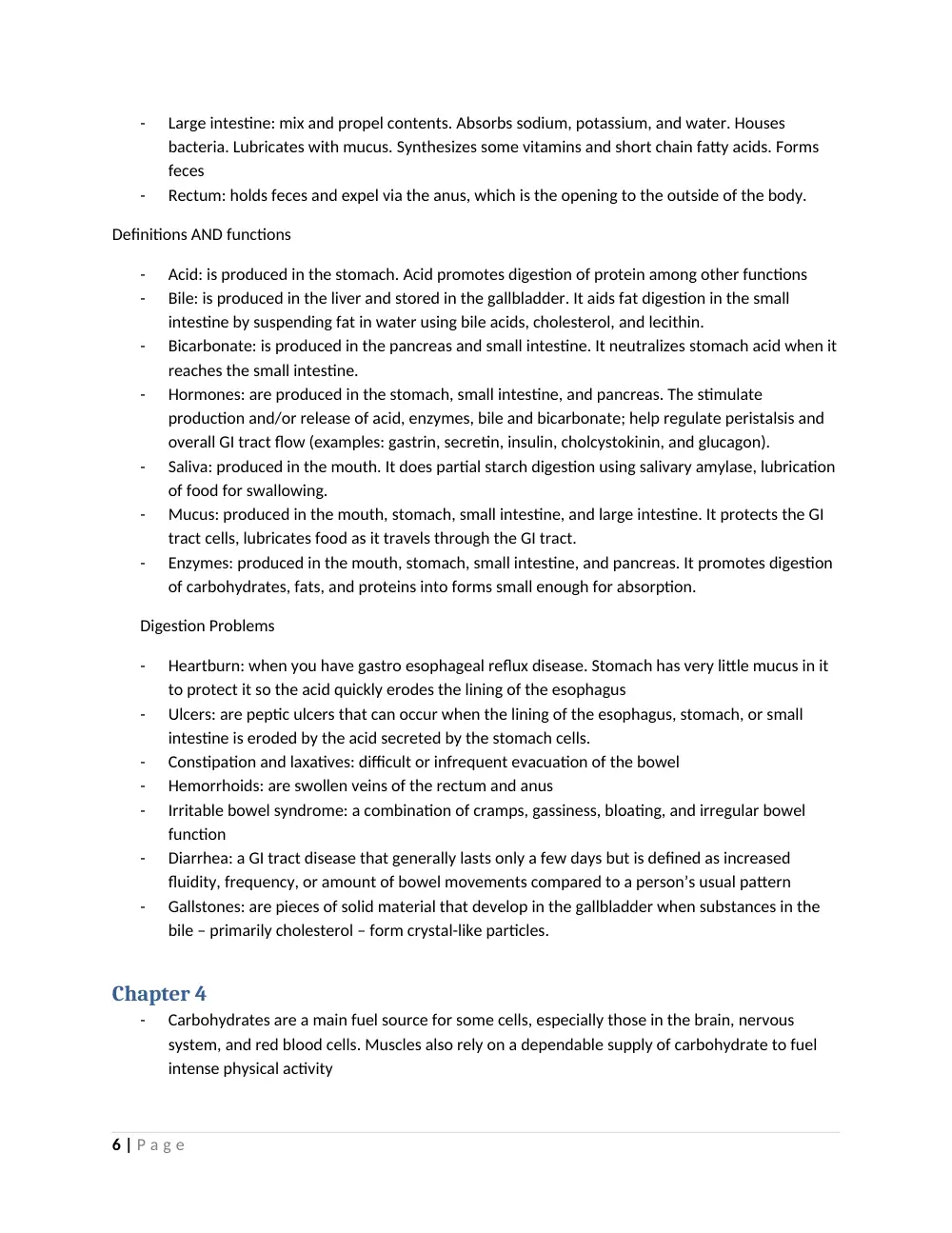 NFSC 220 Notes Midterm Notes, Spring 2013, page 6