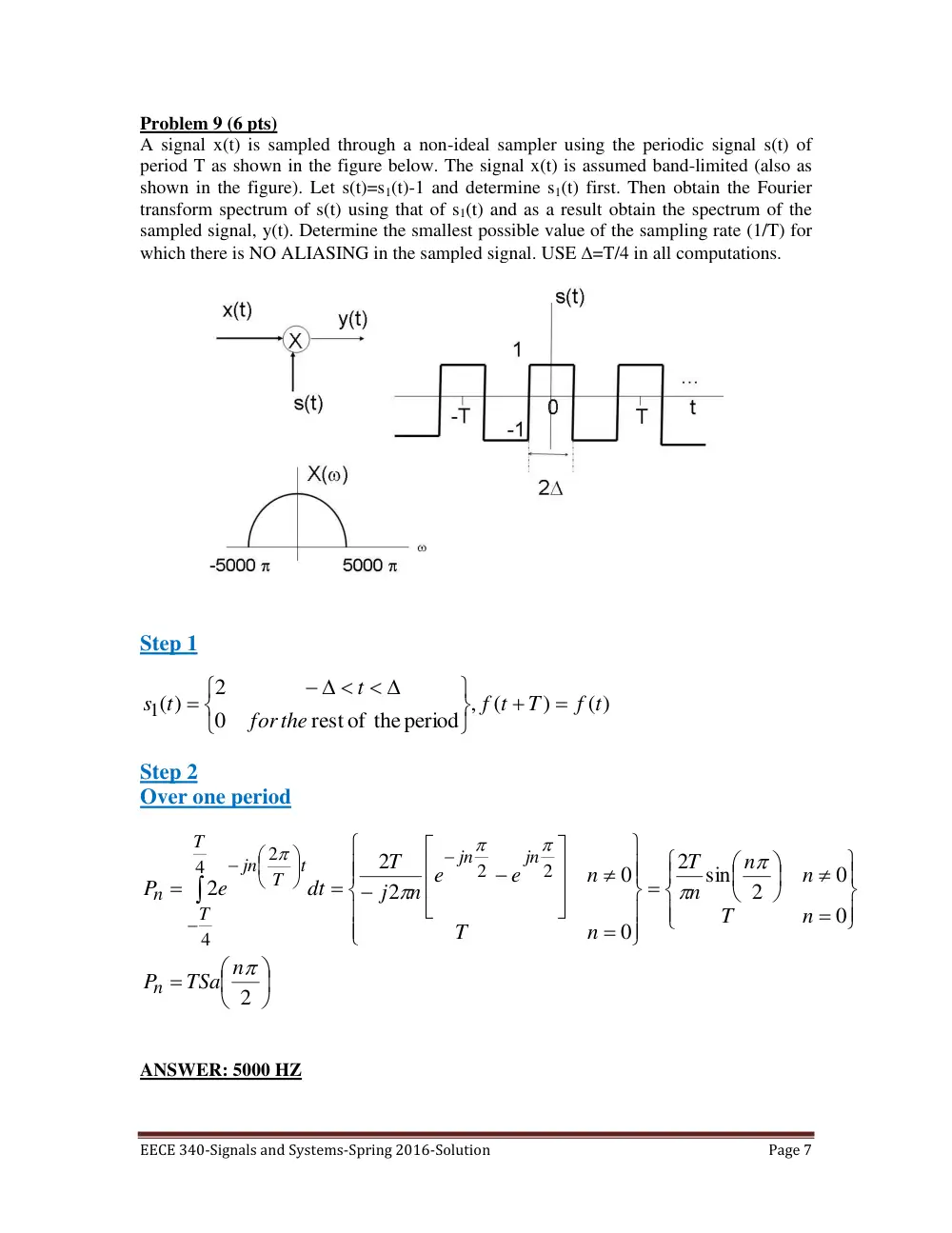 EECE 340 Exam 2, Spring 2016, page 7