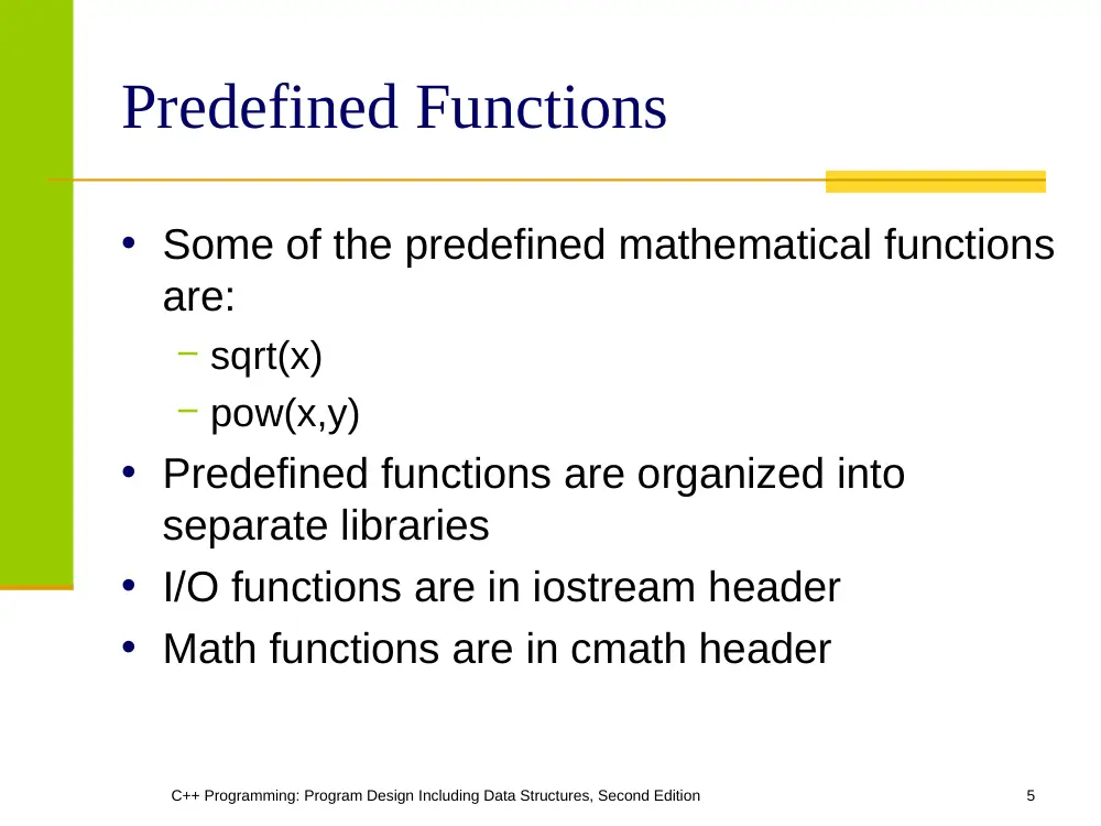 EECE 230 Chapter 6- Functions, Spring 2012, page 5