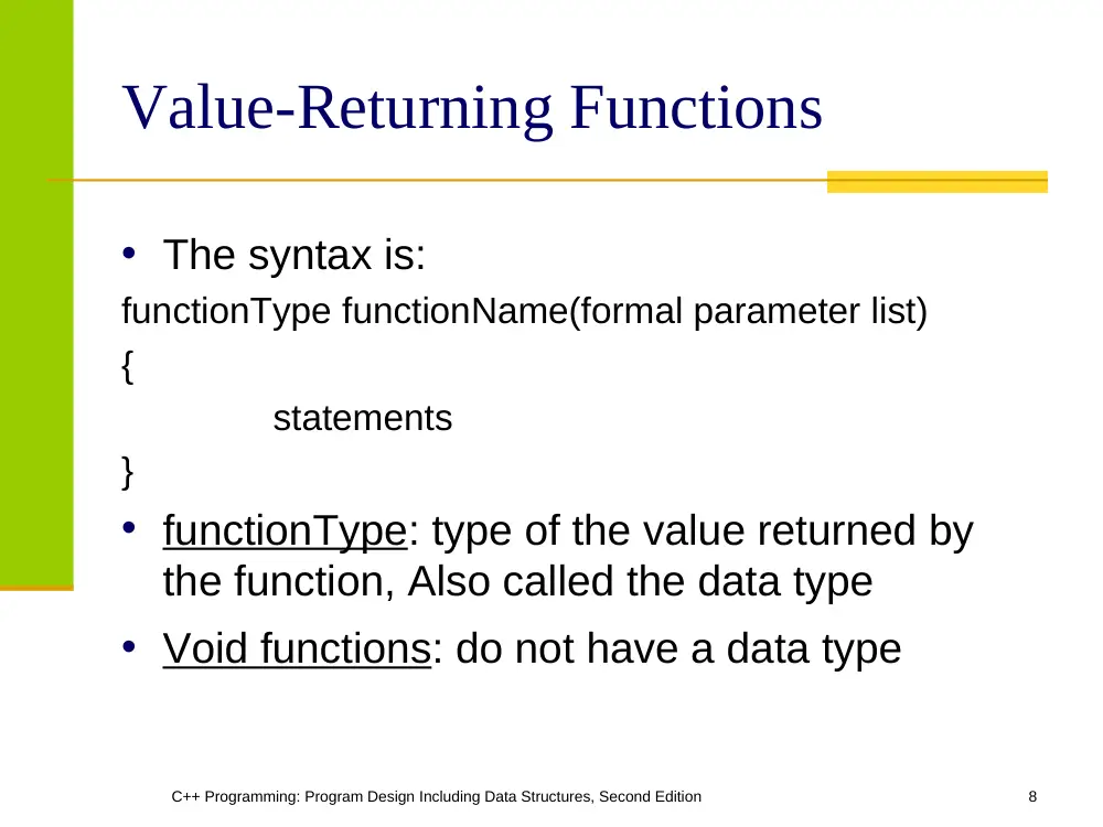 EECE 230 Chapter 6- Functions, Spring 2012, page 8