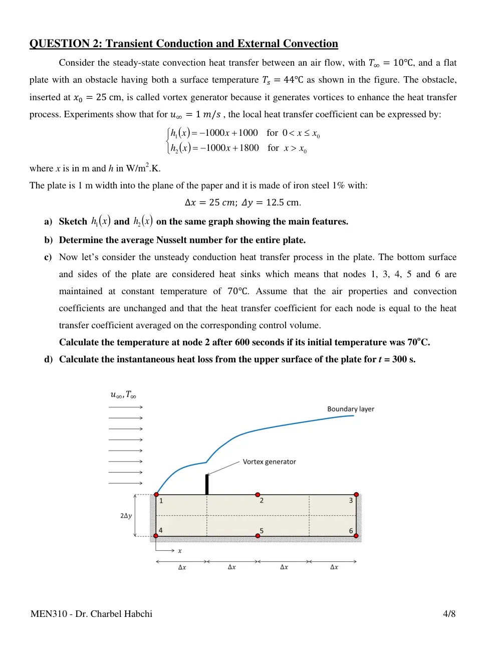MEN 310 Exam 2, Fall 2015, page 3