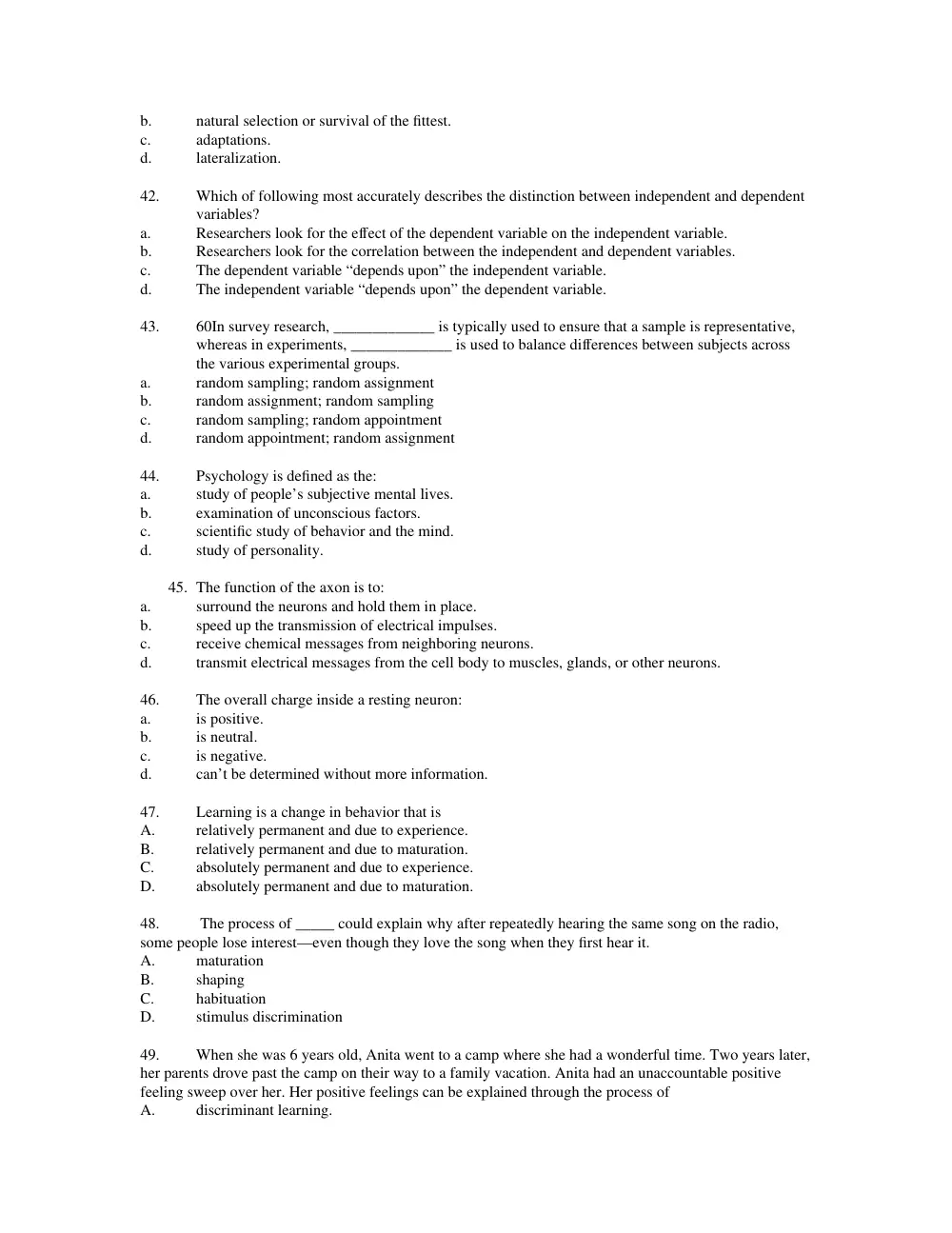 PSL 201 Midterm, Spring 2015, page 7