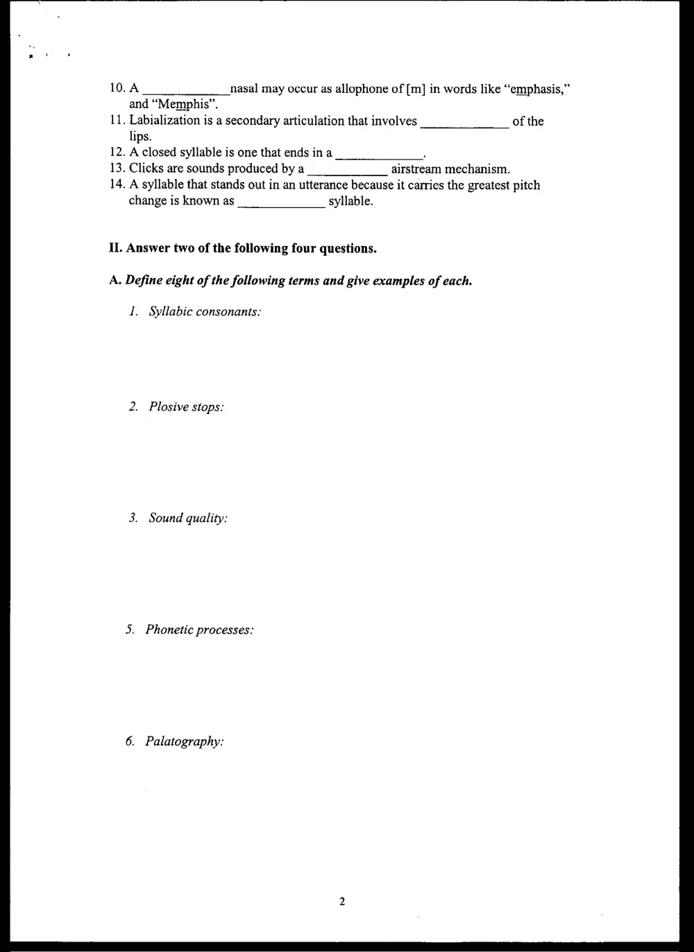 ENG 228 Final, Fall 2004, page 2