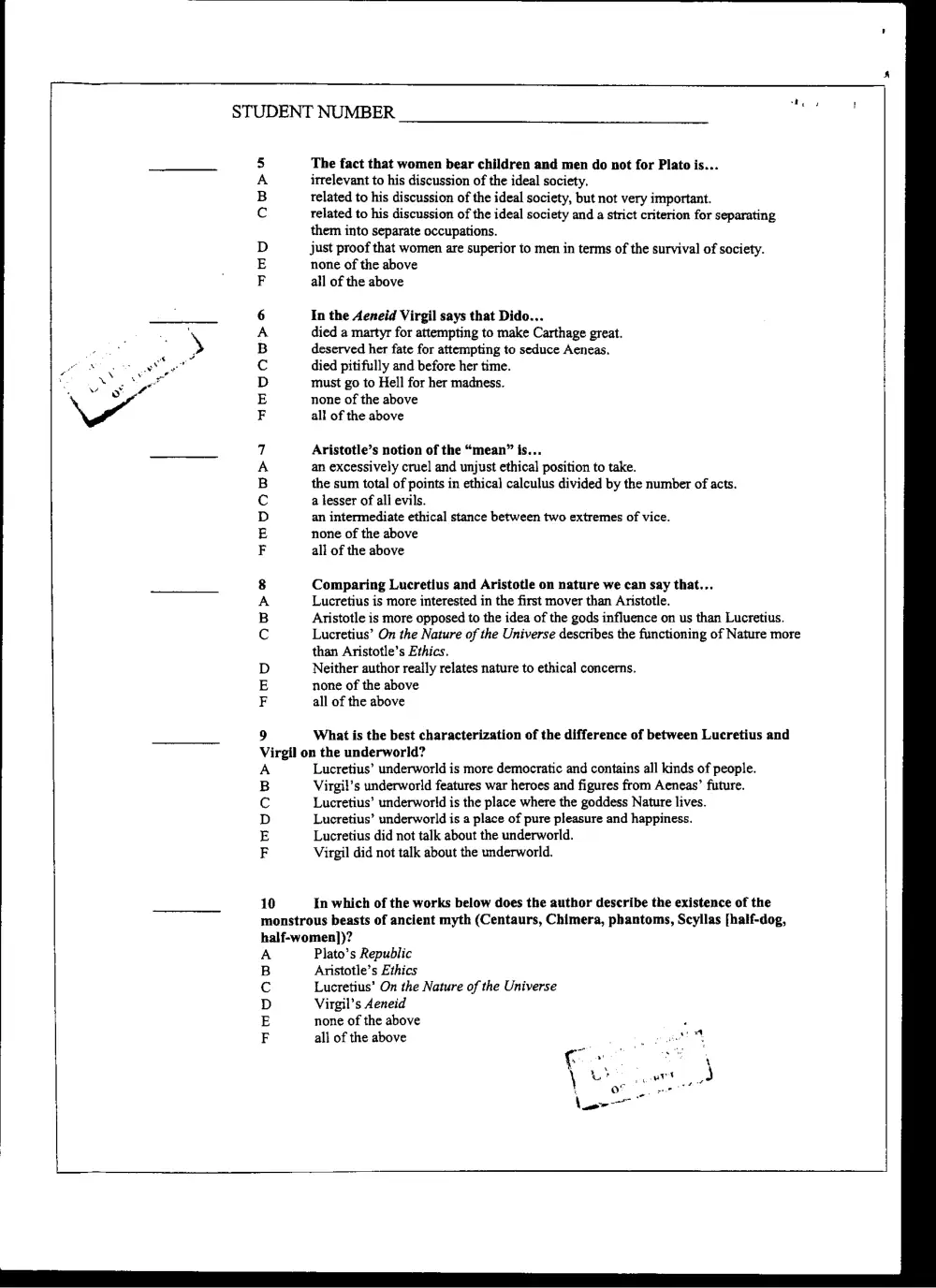 CVSP 201 Final, Spring 2005, page 2