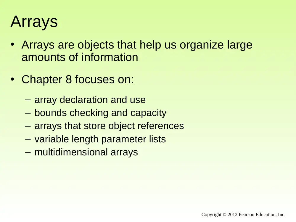 CSC 243 Chapter 6, Fall 2012, page 2