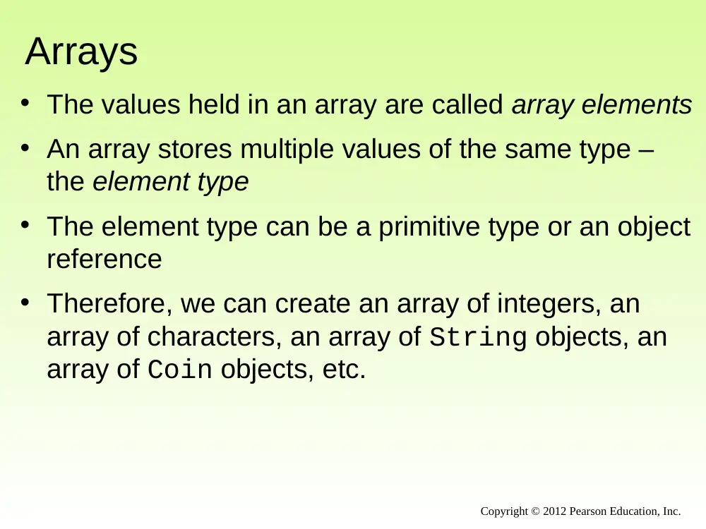 CSC 243 Chapter 6, Fall 2012, page 8