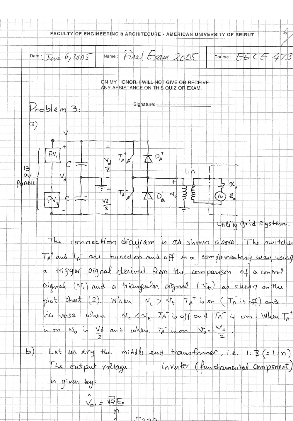 EECE 473 Final Solution, Spring 2005, page 6