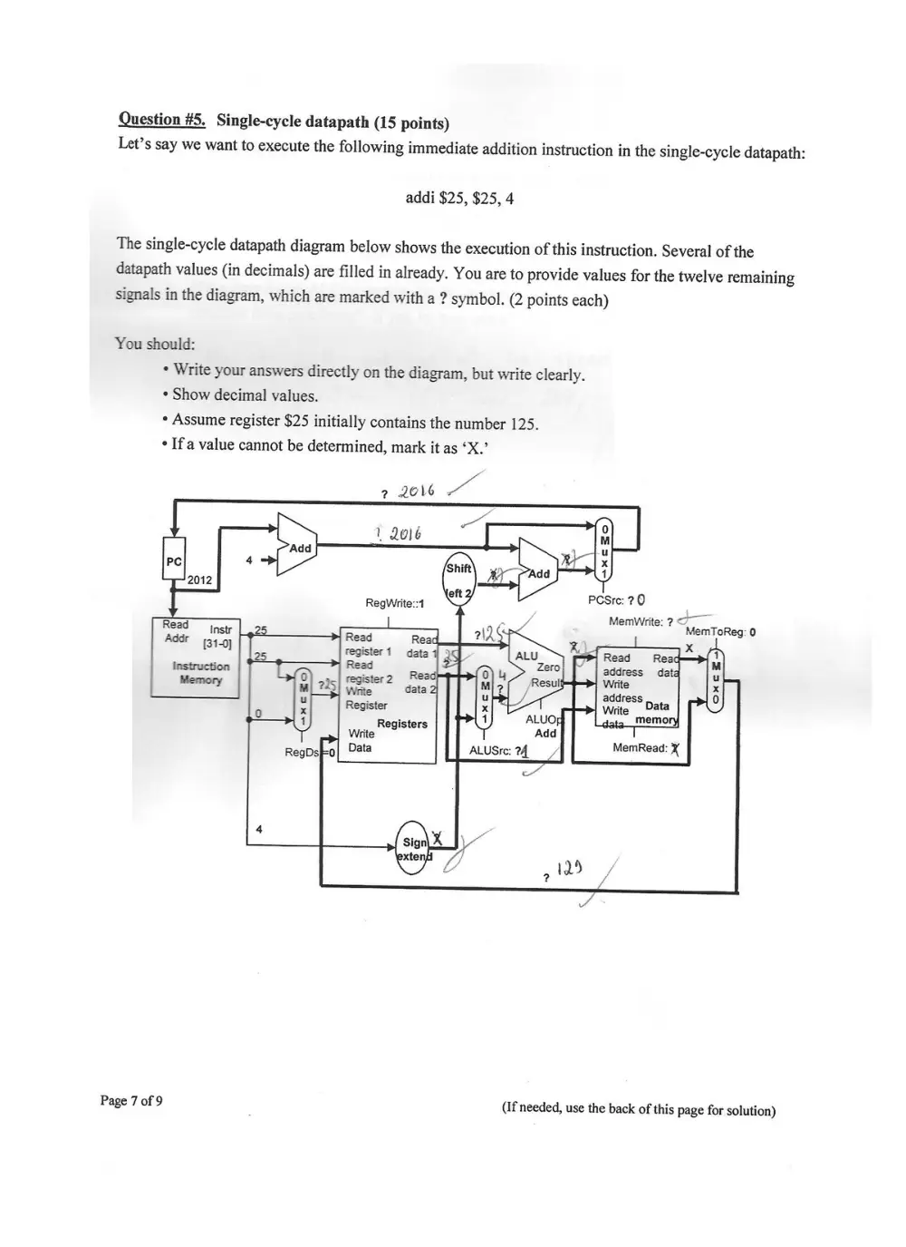 CCE 325 Midterm, Spring 2012, page 5