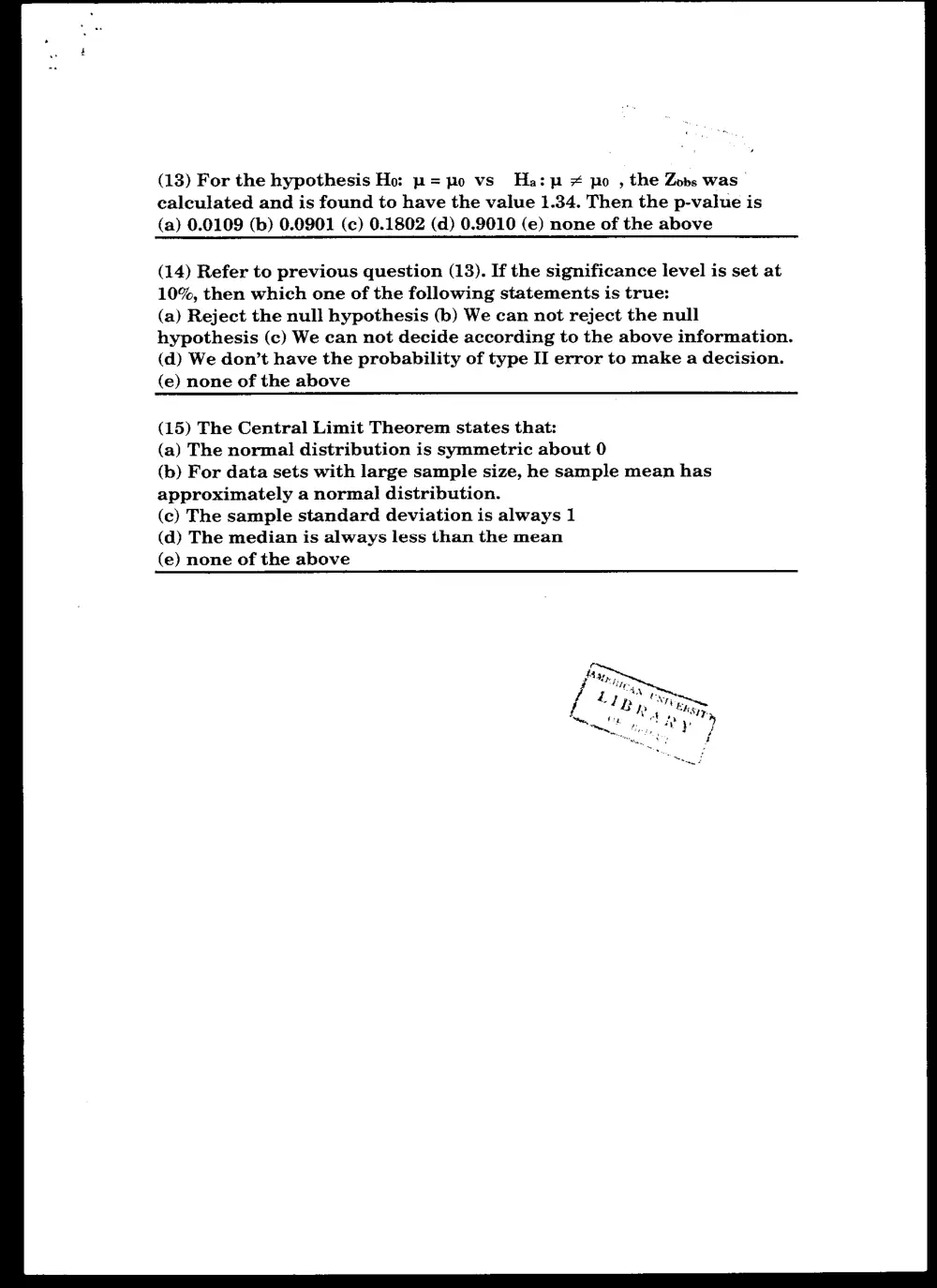 STAT 201 Final, Fall 2004, page 3