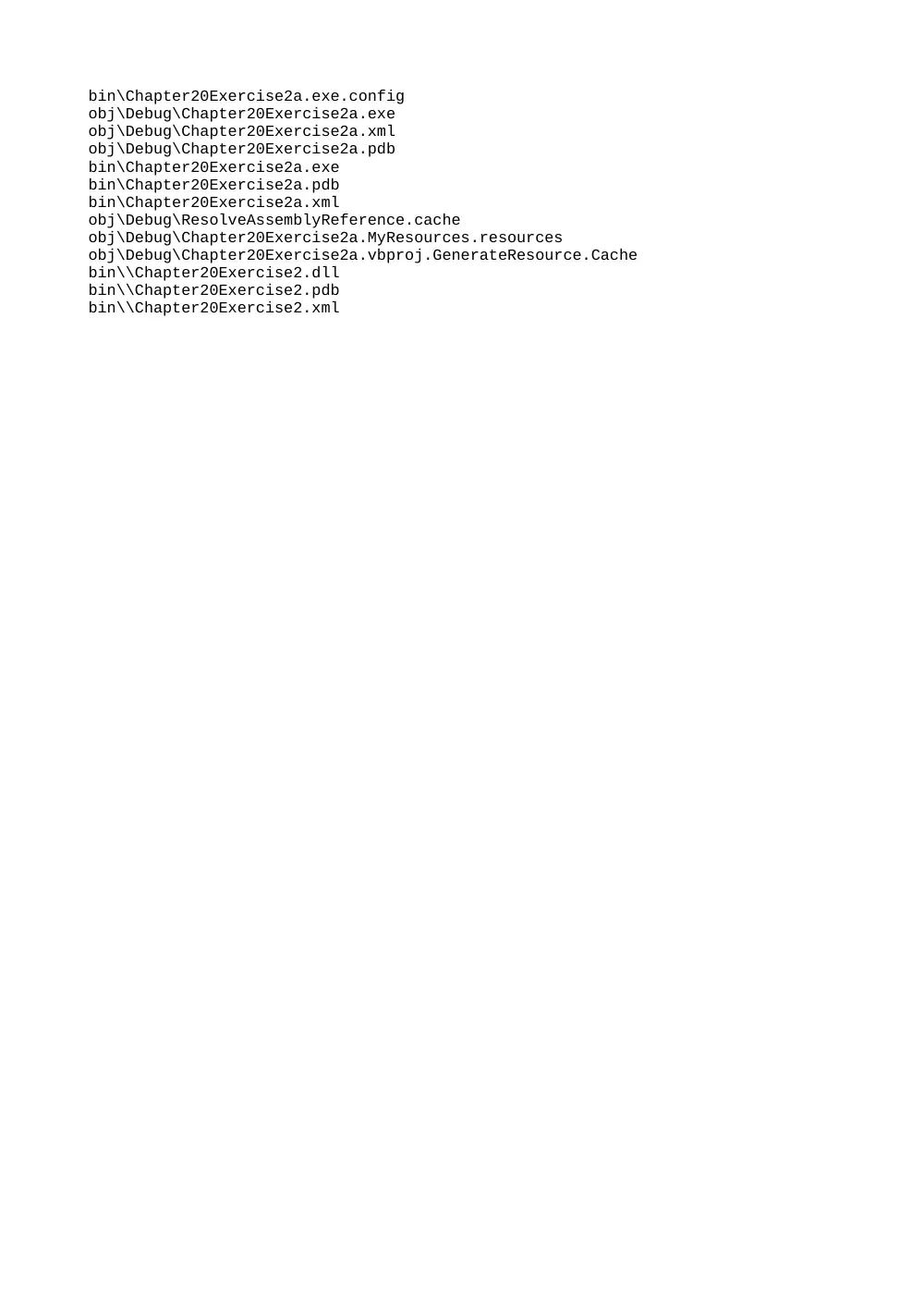 CSC 216 Code Chapter 20, Spring 2005, page 1