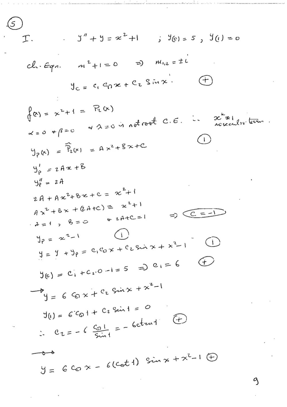 MATH 202 Exam 2 with Solution, Fall 1998, page 2