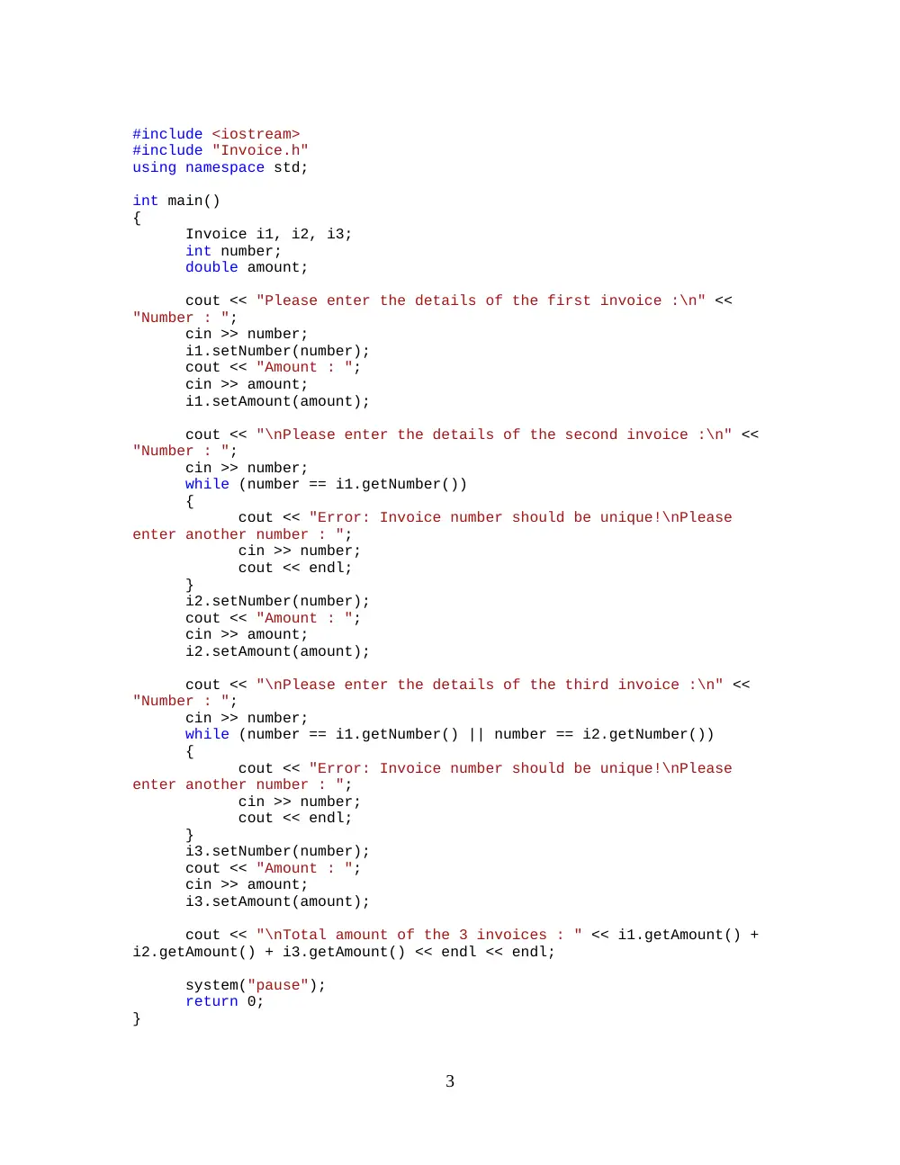 CSI 250L Lab 3 Solution, Spring 2012, page 3