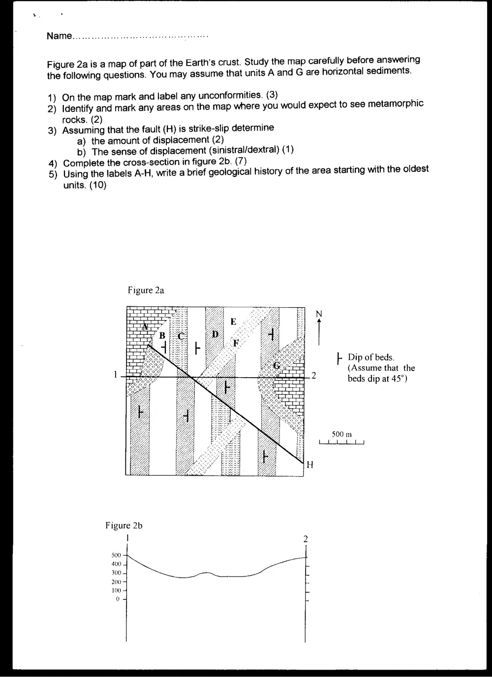 GEOL 203 Final, Spring 2008, page 2