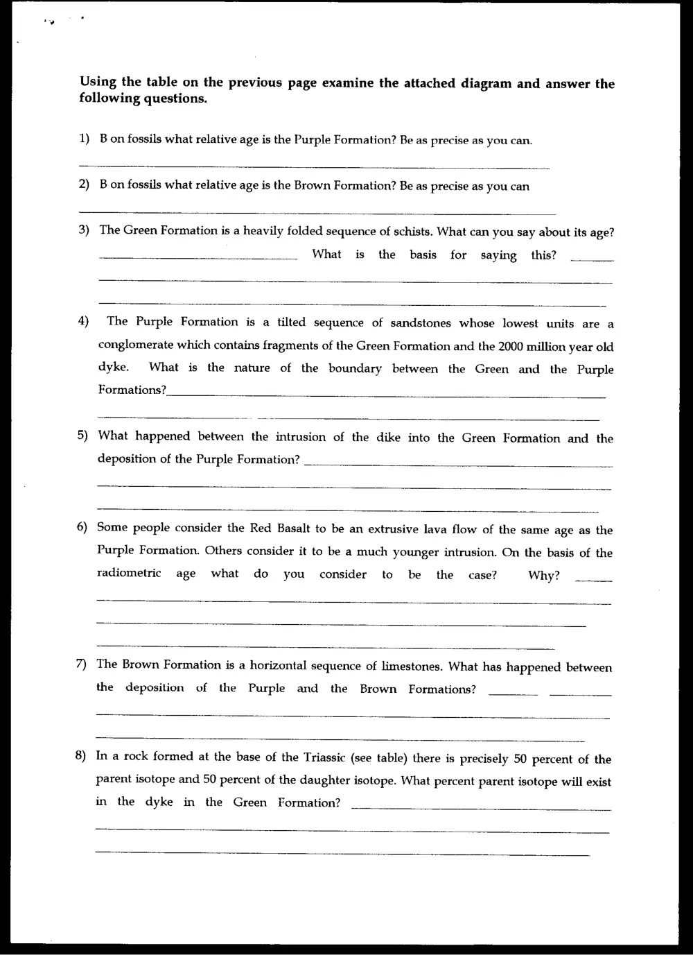 GEOL 203 Final, Spring 2008, page 6