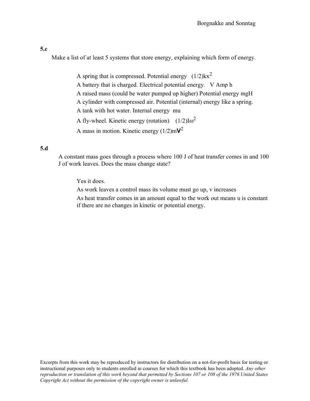 MECH 310 Problems Solution Manual Chapter 5, Fall 2011, page 5