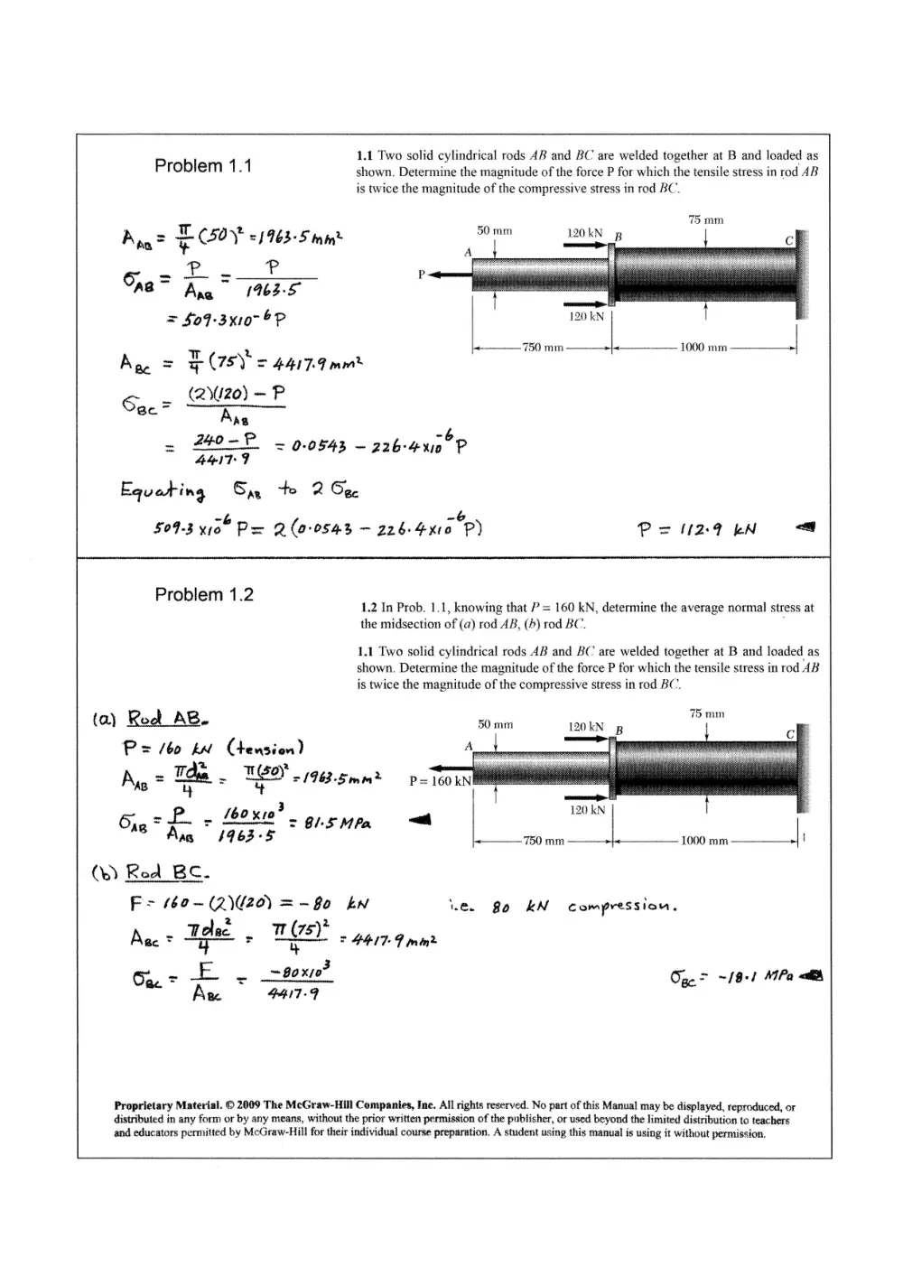 MEE 320 Problems Book Chapter 1, Spring 2018, page 2