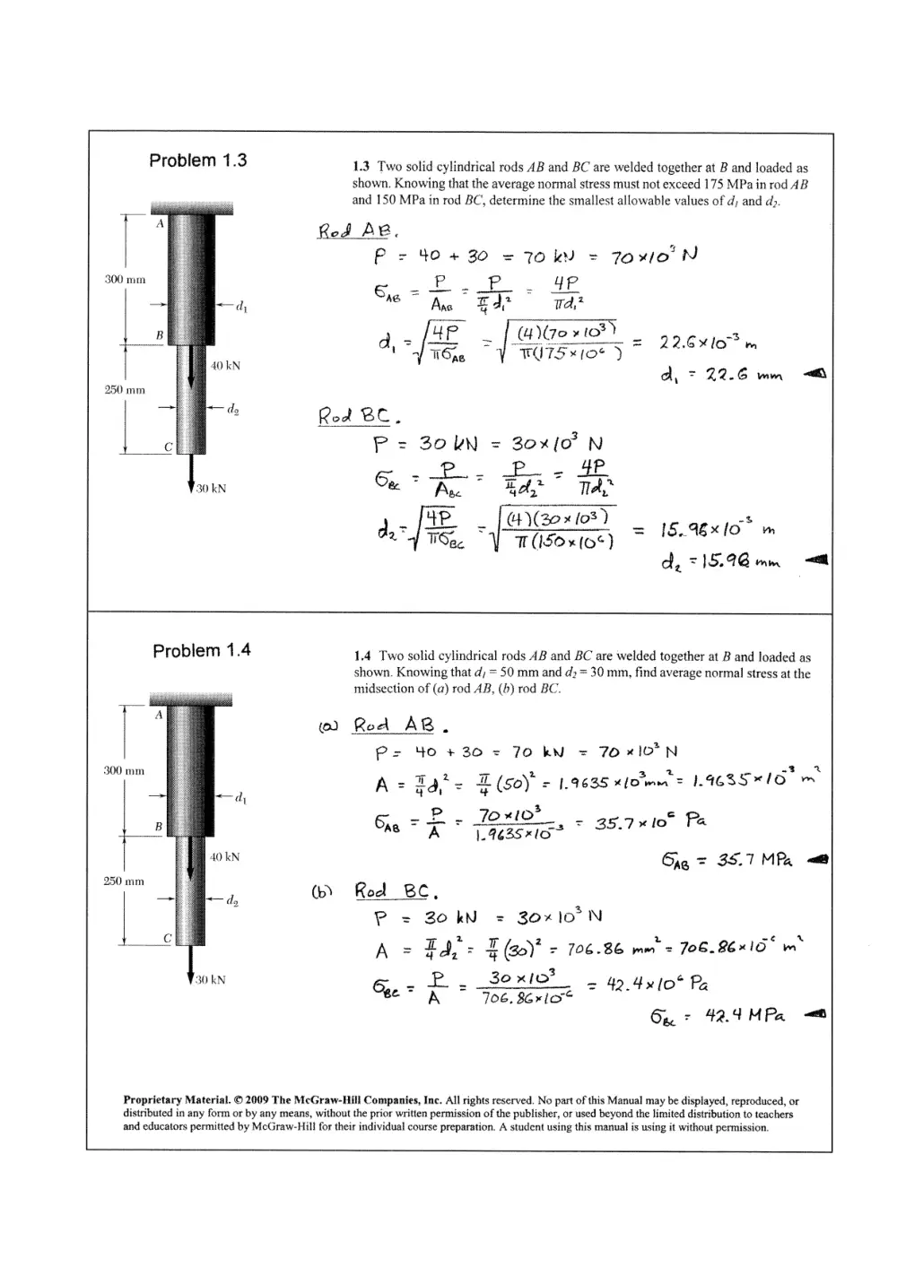 MEE 320 Problems Book Chapter 1, Spring 2018, page 3